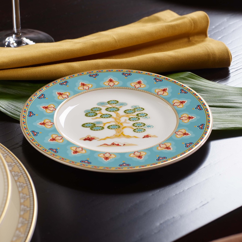 Villeroy & Boch Brotteller »Brotteller Samarkand Aquamarin ø 16,4 cm 6er Se günstig online kaufen