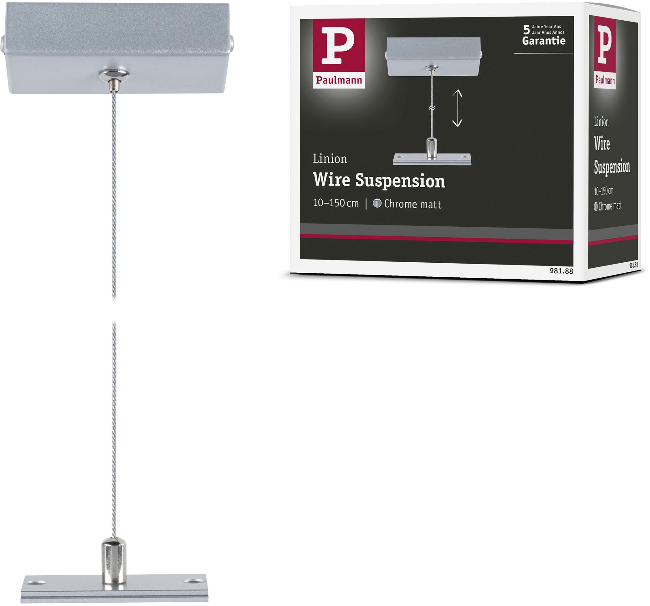 Paulmann Stromschienensystem »Linion Seilabhängung 1,5m« 1 tlg. tlg.