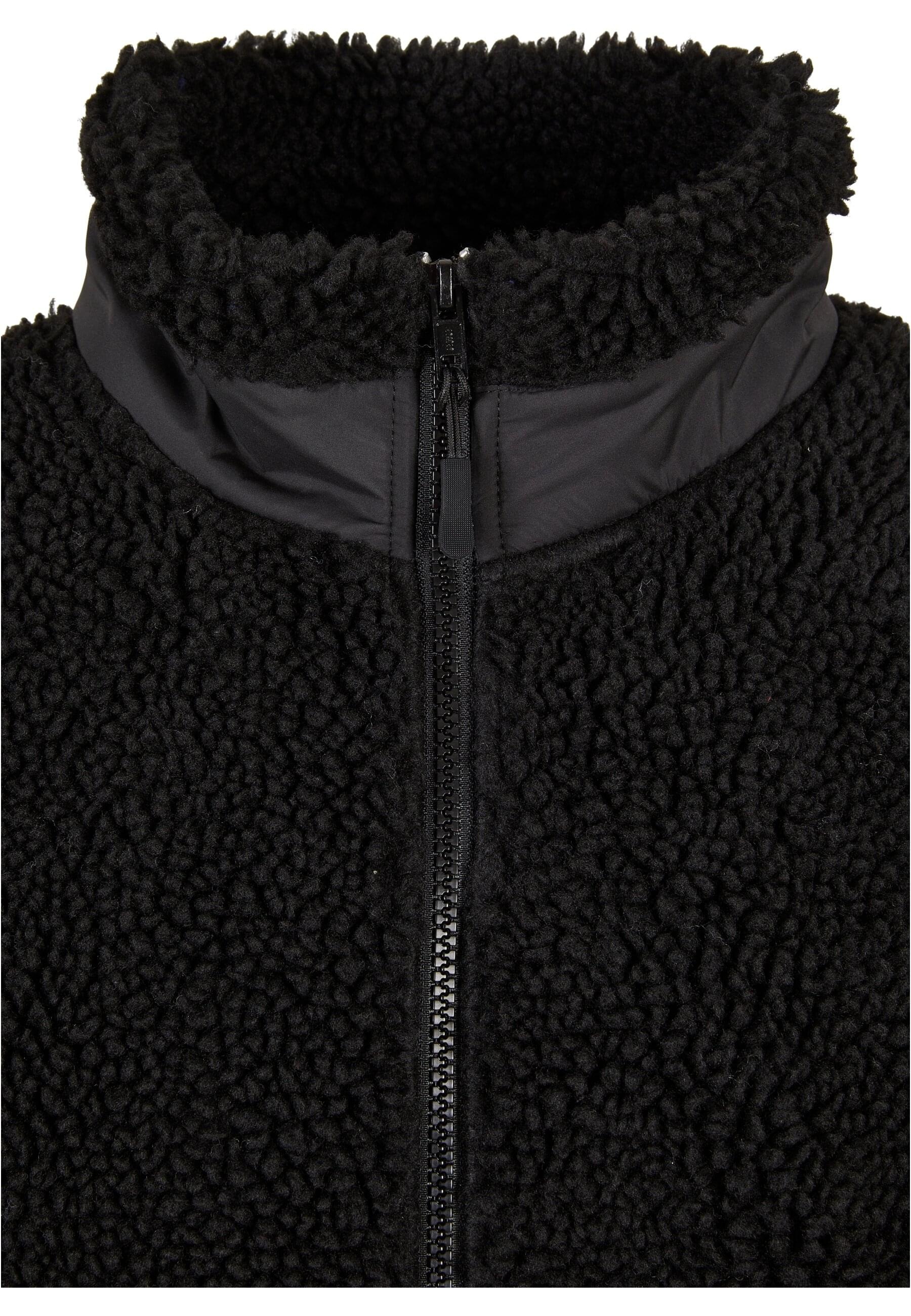 URBAN CLASSICS Winterjacke »Urban Classics Herren Basic Sherpa Jacket« 1 Stk. tlg. ohne Kapuze