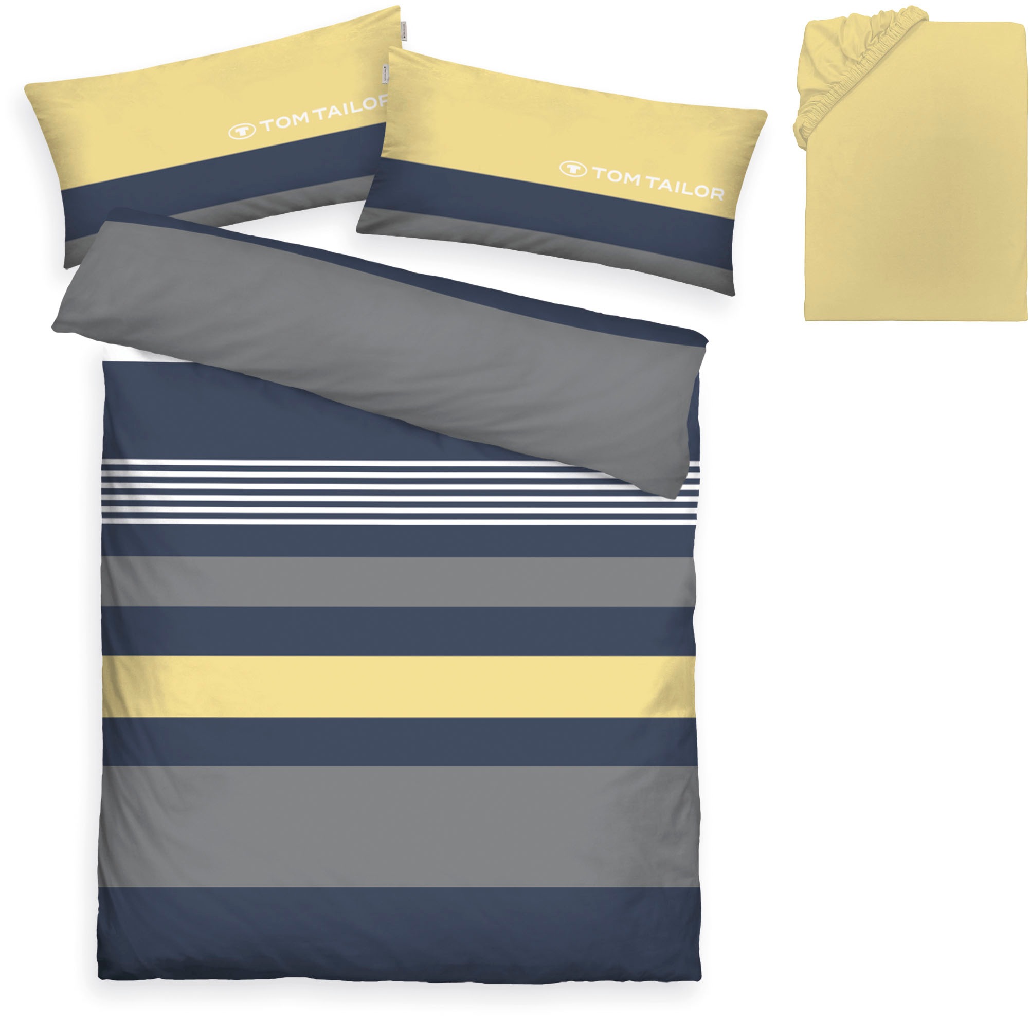 TOM TAILOR HOME Bettwäsche »Carl in Gr. 135x200 oder 155x220 cm«, mit GRATI günstig online kaufen