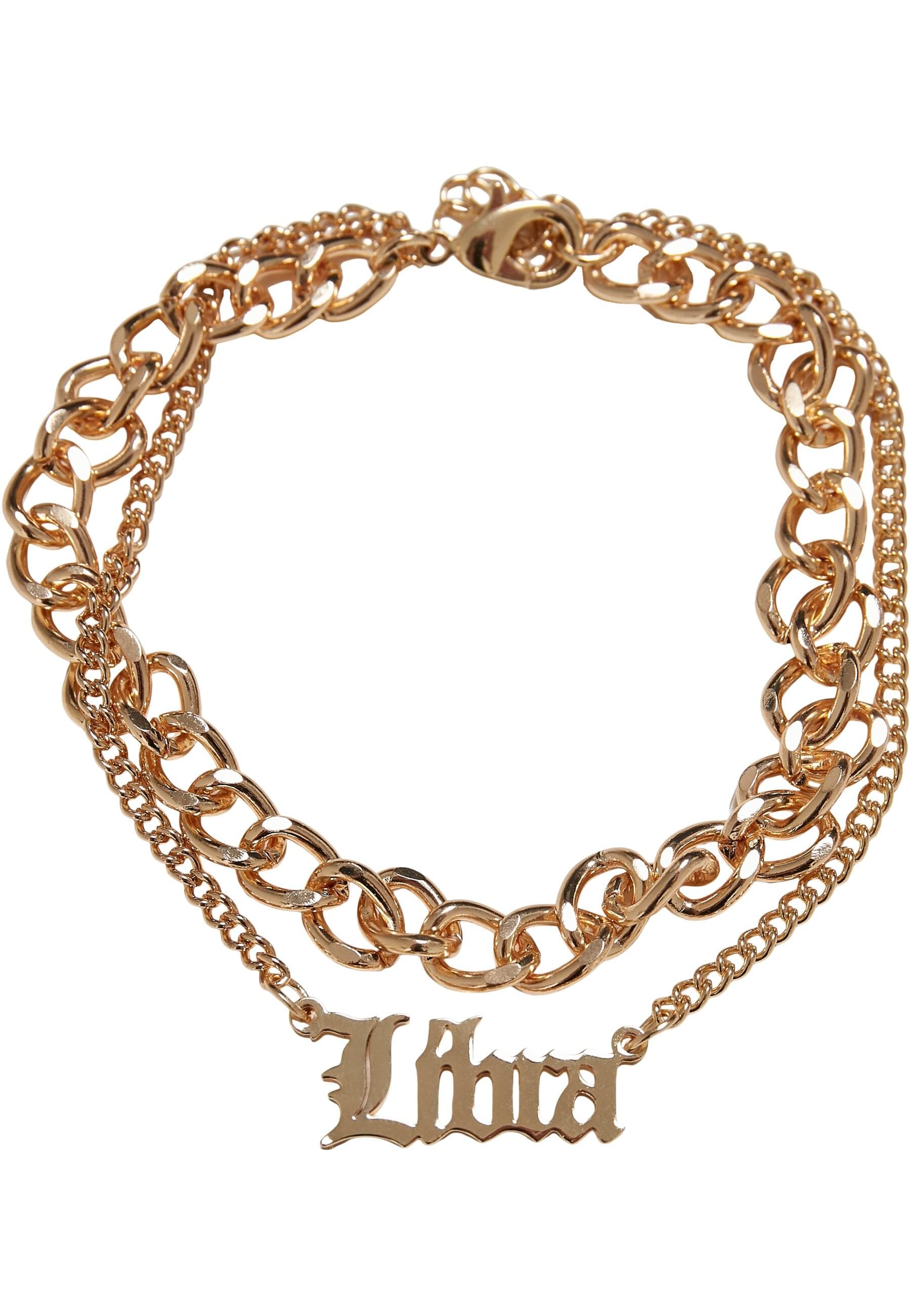 URBAN CLASSICS Fußkette »Urban Classics Unisex Zodiac Golden Anklet«