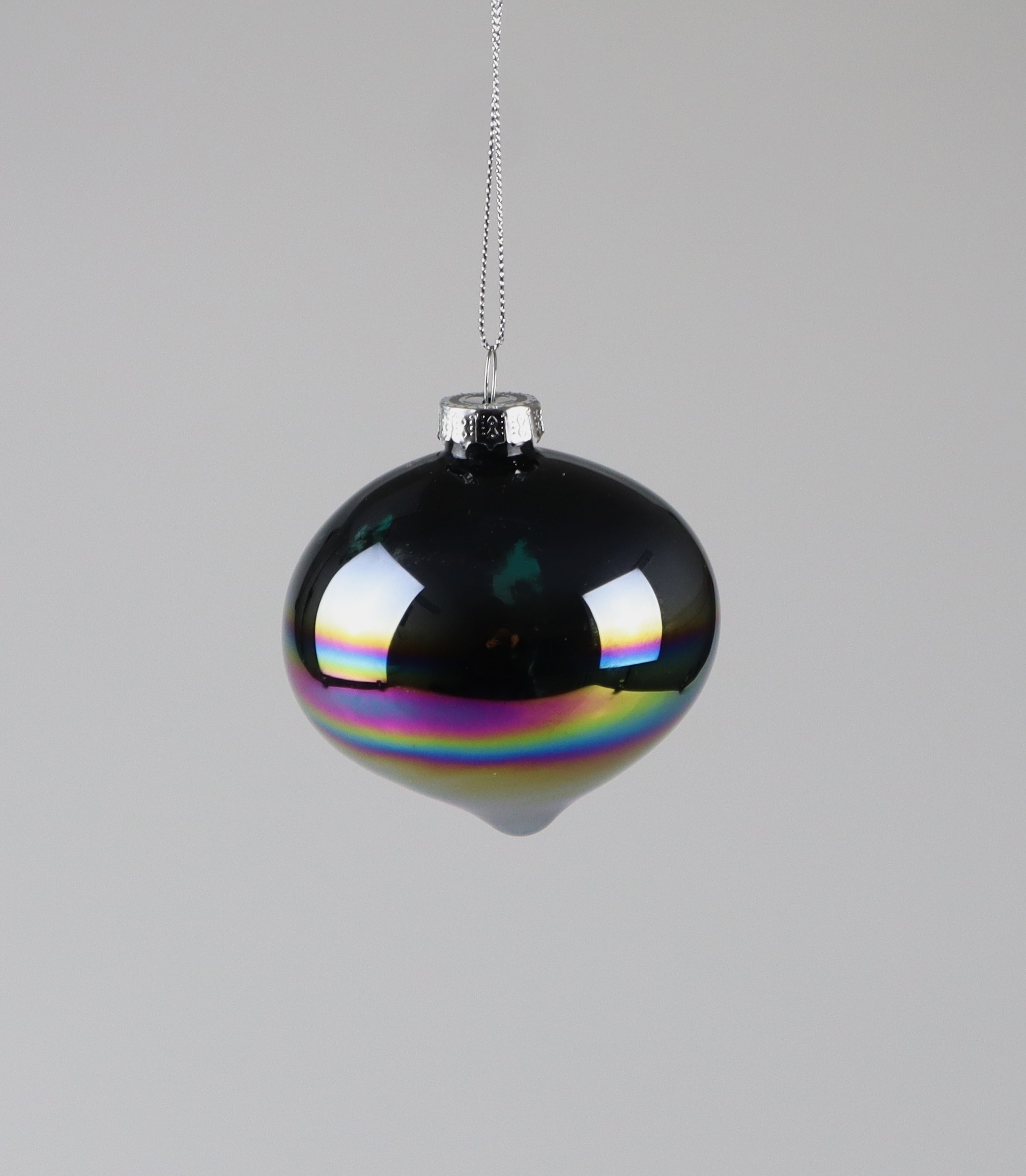 Dekokugel AM DESIGN "Weihnachstsdekoration aus Glas", irisierend, H:8cm