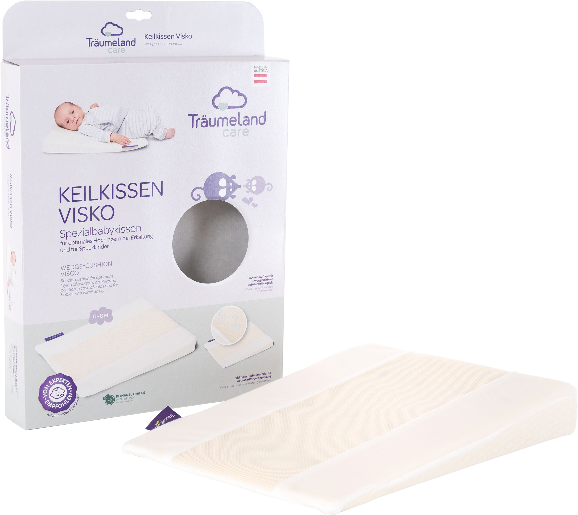 Träumeland Babykissen »care KEILKISSEN VISKO 32 x 40 cm (0 - 8 Monate)« günstig online kaufen