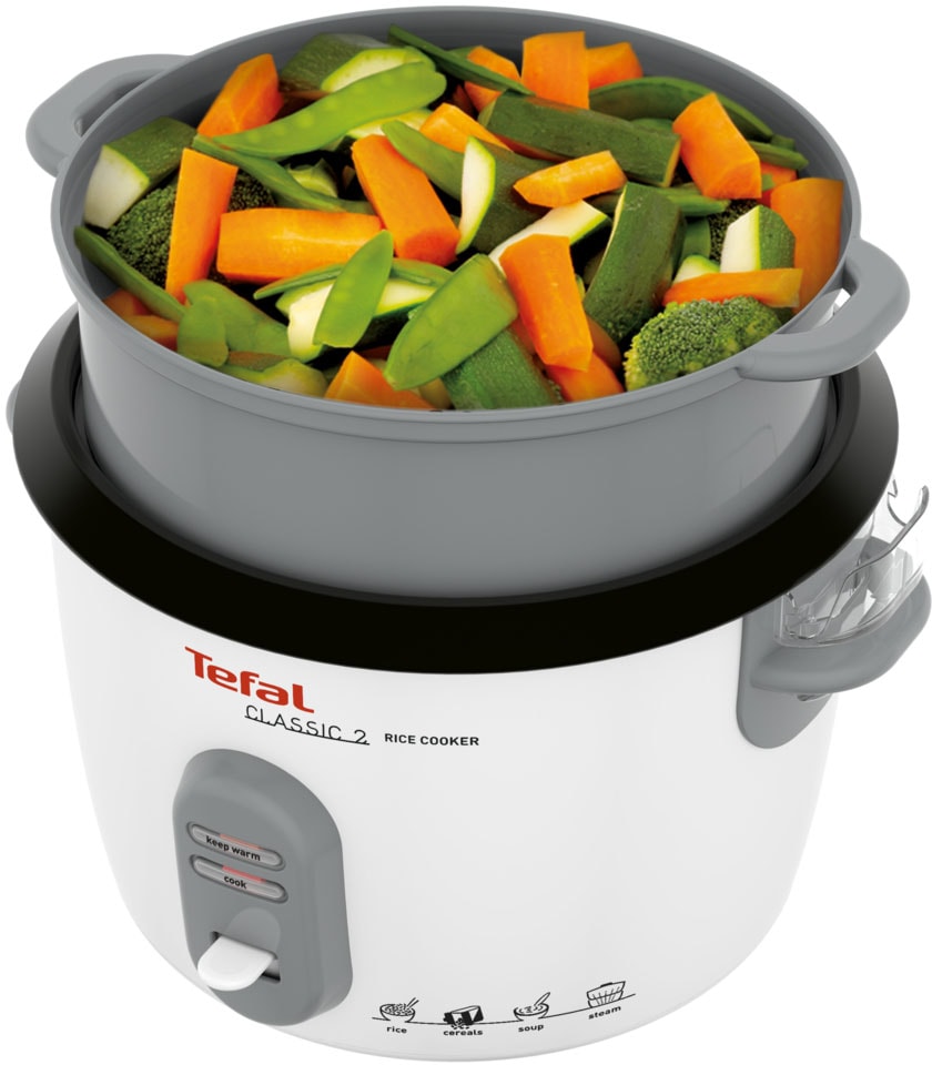 Tefal Reiskocher »RK1011«, 10 Tassen Kapazität (5 L), automatische Warmhaltefunktion, Dampfkorb