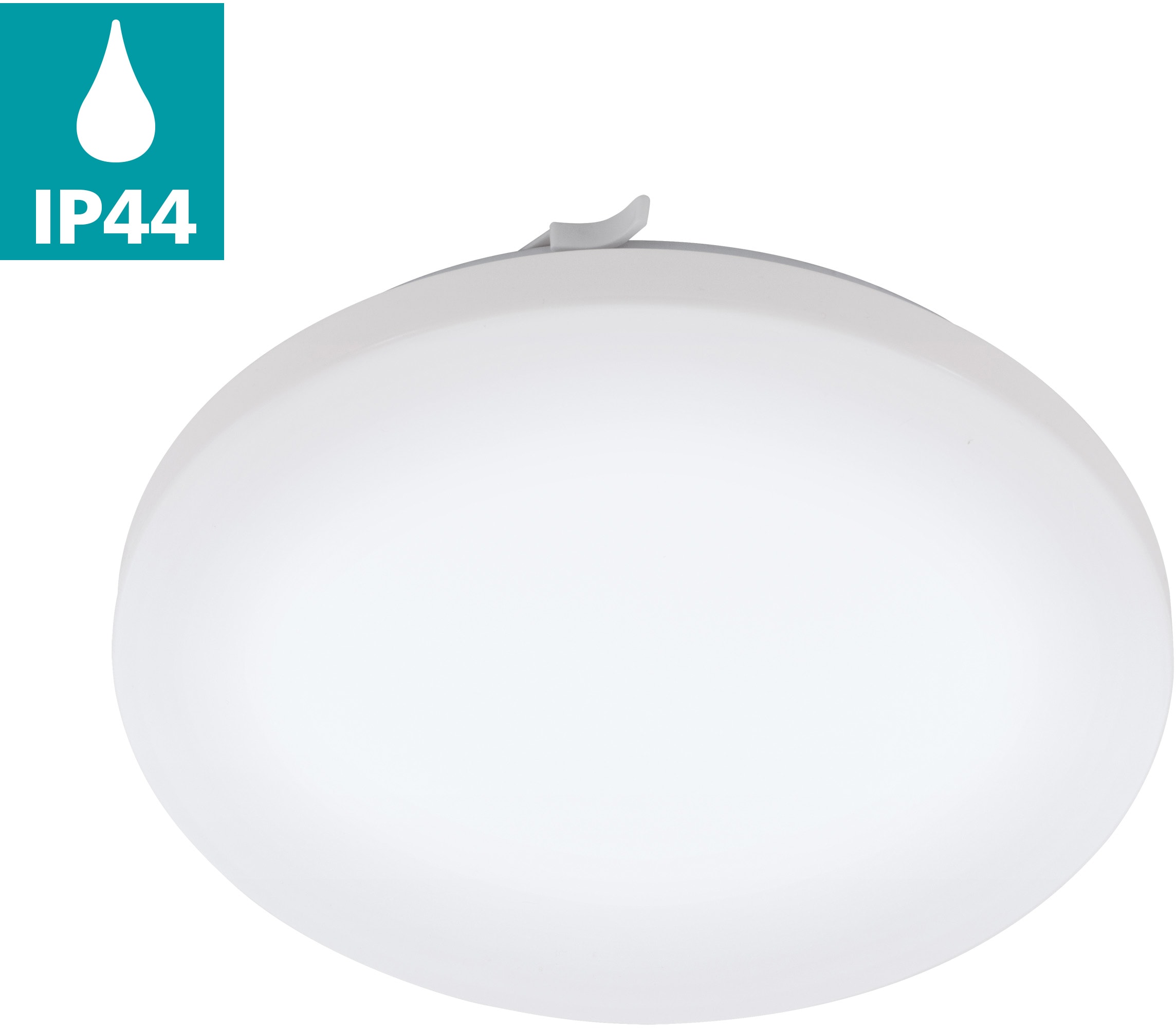 EGLO LED Deckenleuchte »FRANIA«, 33 1 Weiß, online cm, bestellen Stahl, Deckenleuchte, Ø: IP44 flammig-flammig, Kunststoff, Lampe