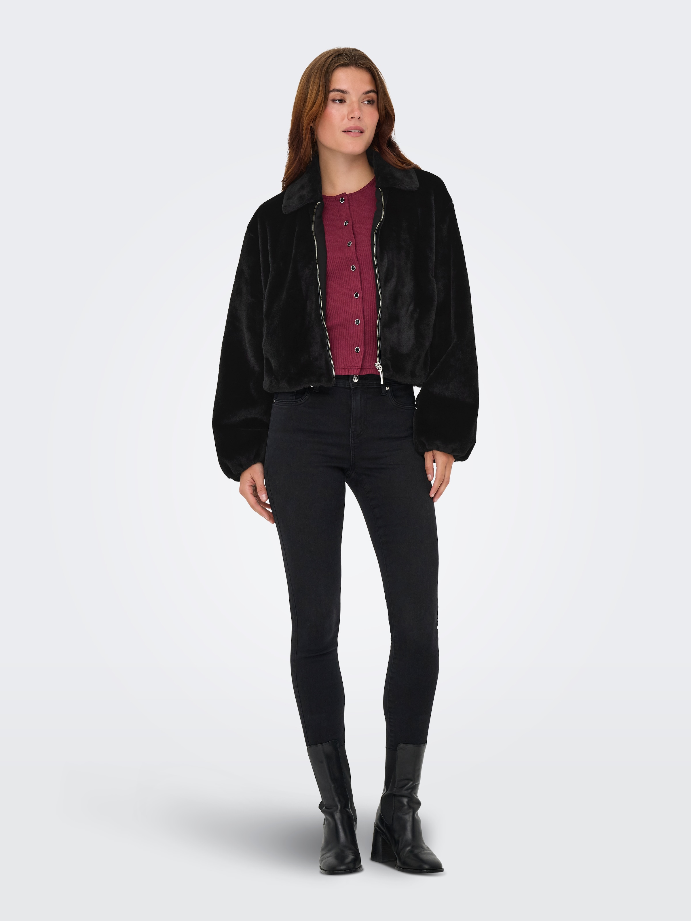 ONLY Plüschjacke »ONLDANA LIFE FAUX FUR JACKET CC OTW«, ohne Kapuze