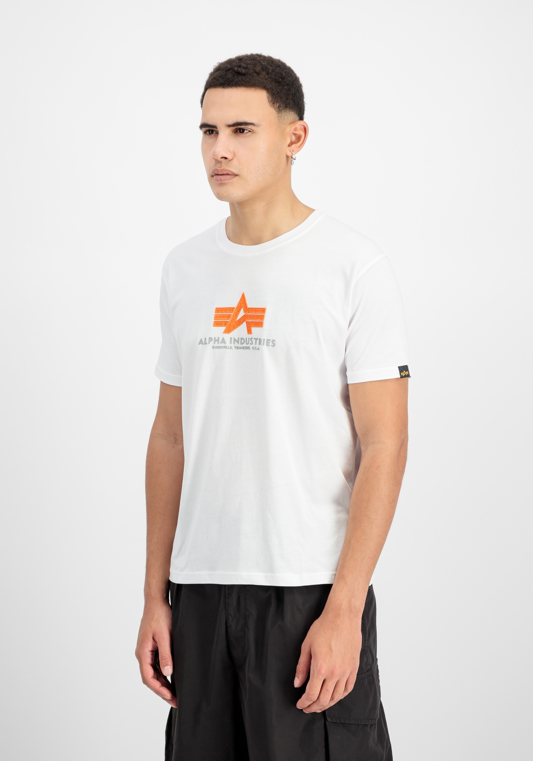 Alpha Industries T-Shirt »Alpha Industries Men - T-Shirts Basic T-Shirt BL Rubber«