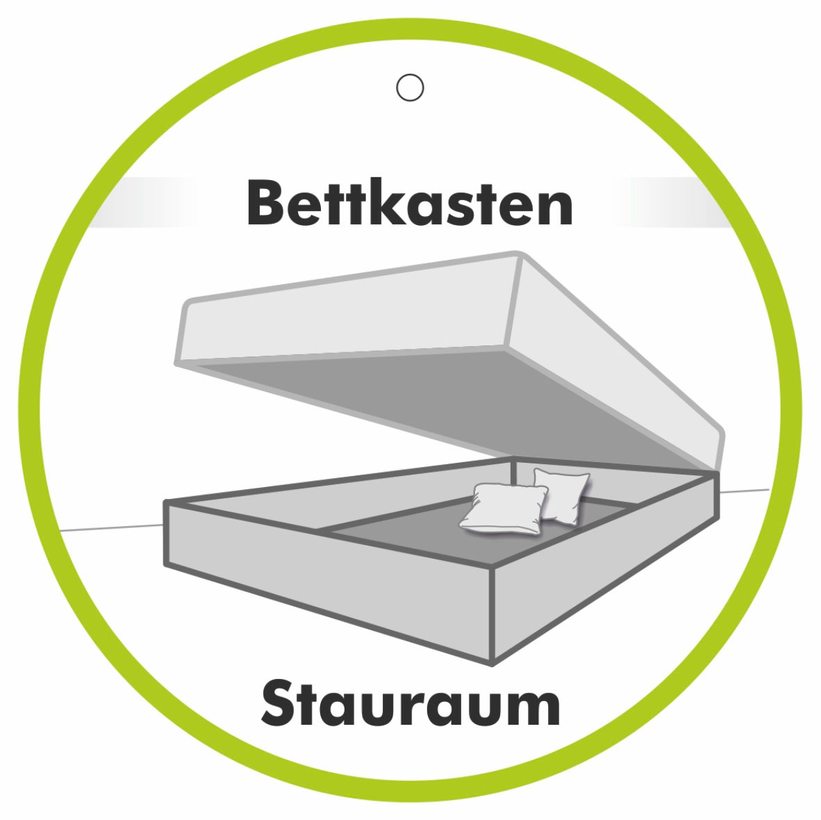 6. Bild von Jockenhöfer Gruppe Boxspringbett »Amelie«, mit Bettkasten und Topper, erhältlich in 120 & 140cm Breite