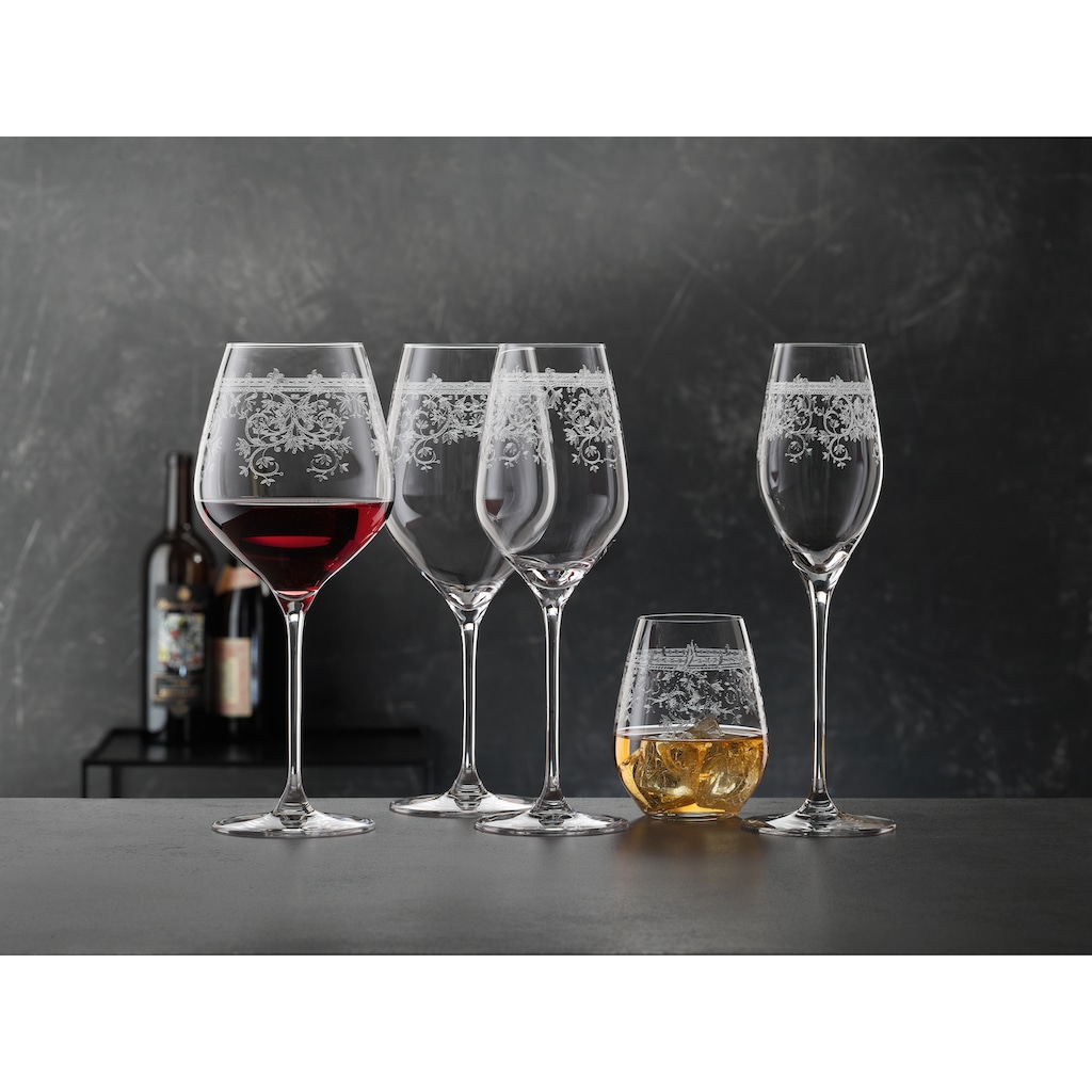 SPIEGELAU Champagnerglas »Arabesque«, (Set, 6 tlg., 6x Champagnergäser)