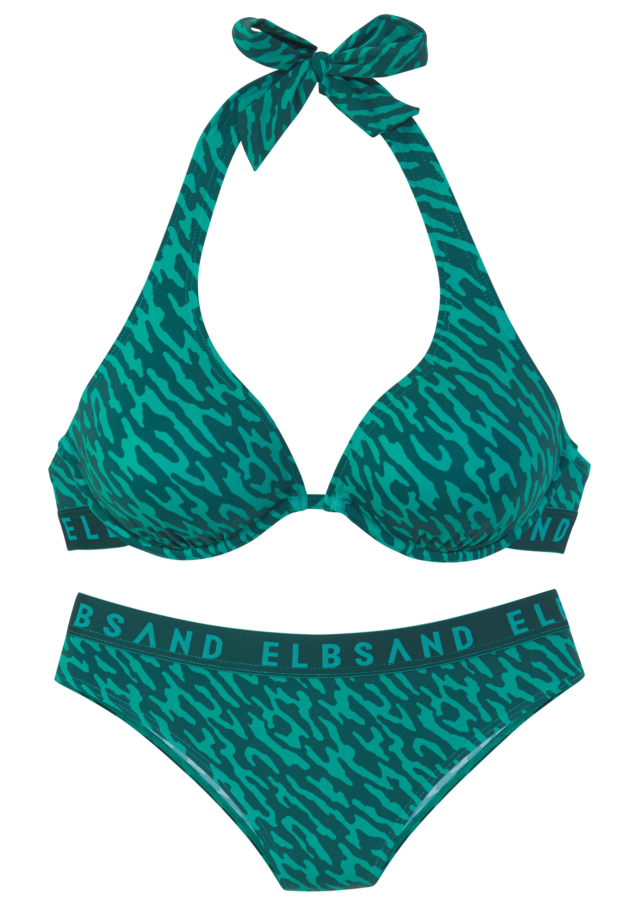 Elbsand Bügel-Bikini, mit Markenschriftzug