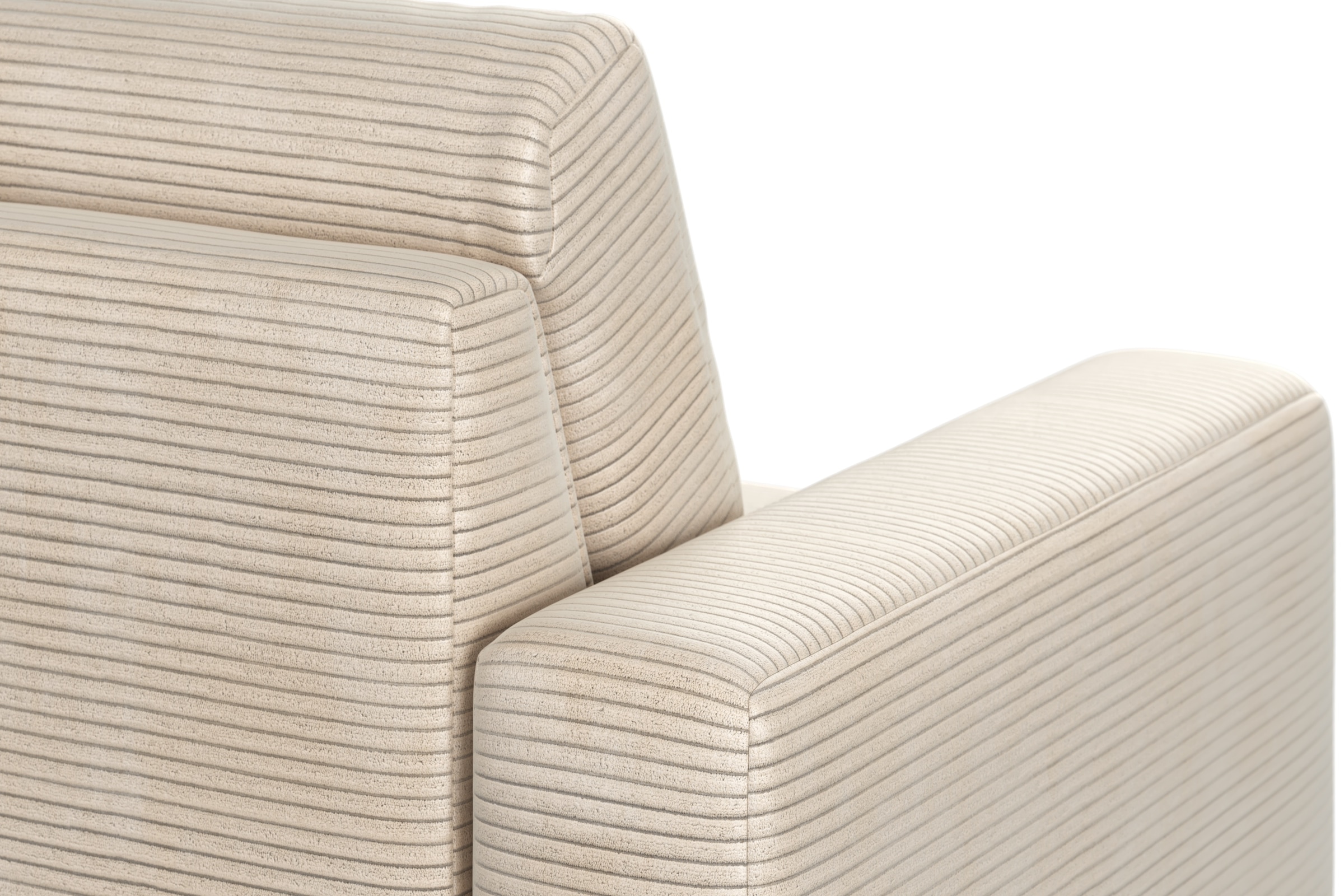 Home affaire Ecksofa »Summer L-Form«, mit Ottomane, wahlweise mit Bettfunktion und Bettkasten, Cord-Bezug