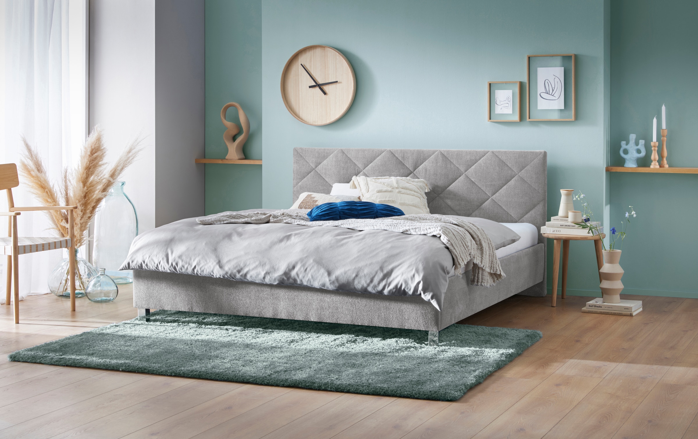 Westfalia Schlafkomfort Polsterbett "Padua" mit Rautensteppung, 3 verschied günstig online kaufen