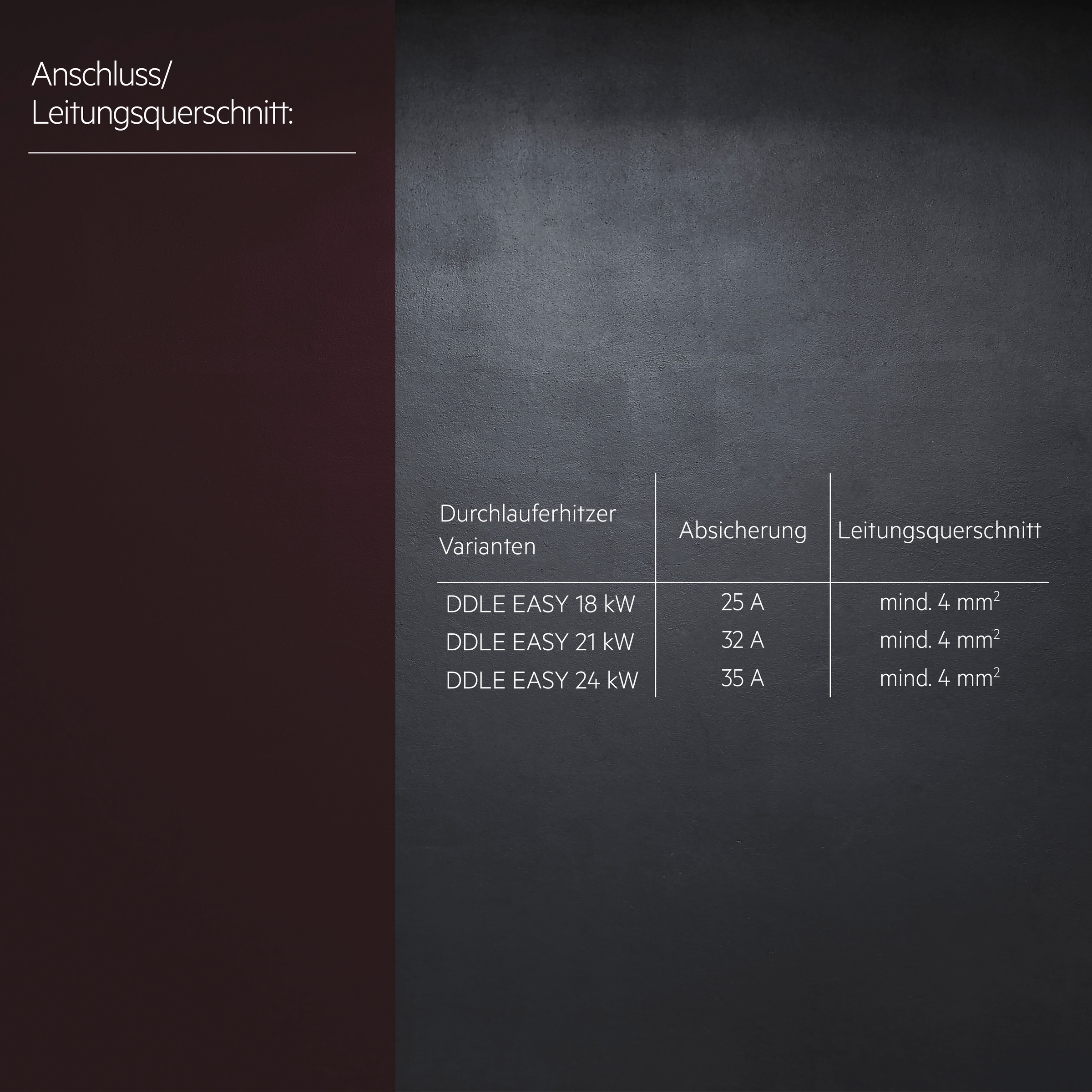 AEG Haustechnik Komfort-Durchlauferhitzer »DDLE EASY« 18 kW, einfache Temperaturwahl durch 2 Festtemperaturen 42°C und 55°C