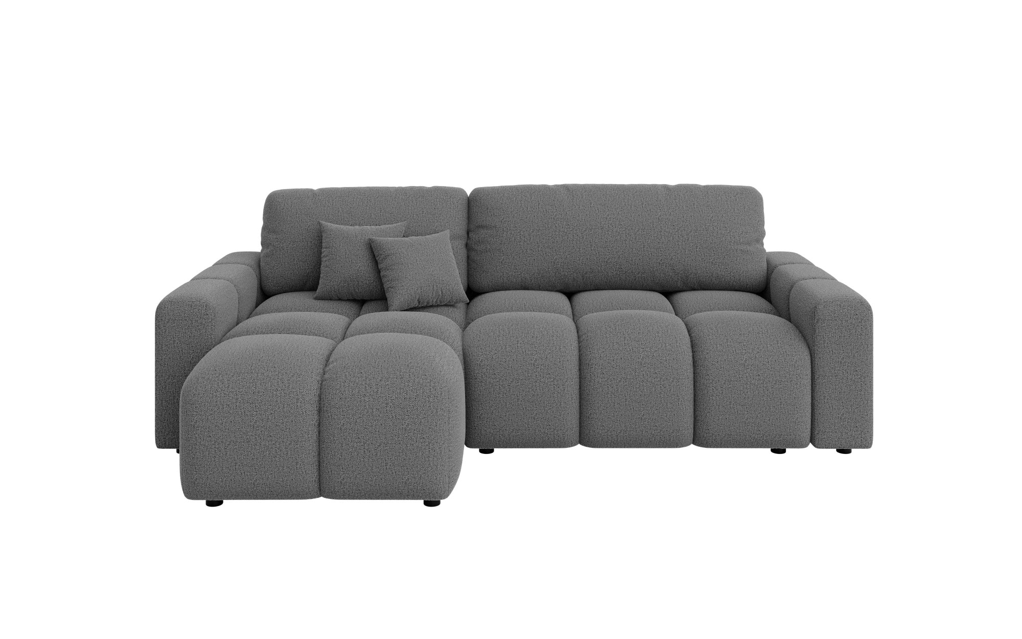 Home affaire Ecksofa »FELICI, Schlafsofa 233cm, L-Form mit Recamiere beidseitig montierbar« Designsofa mit Bettfunktion und Bettkasten, Maße B/T/H: 233/142/88 cm