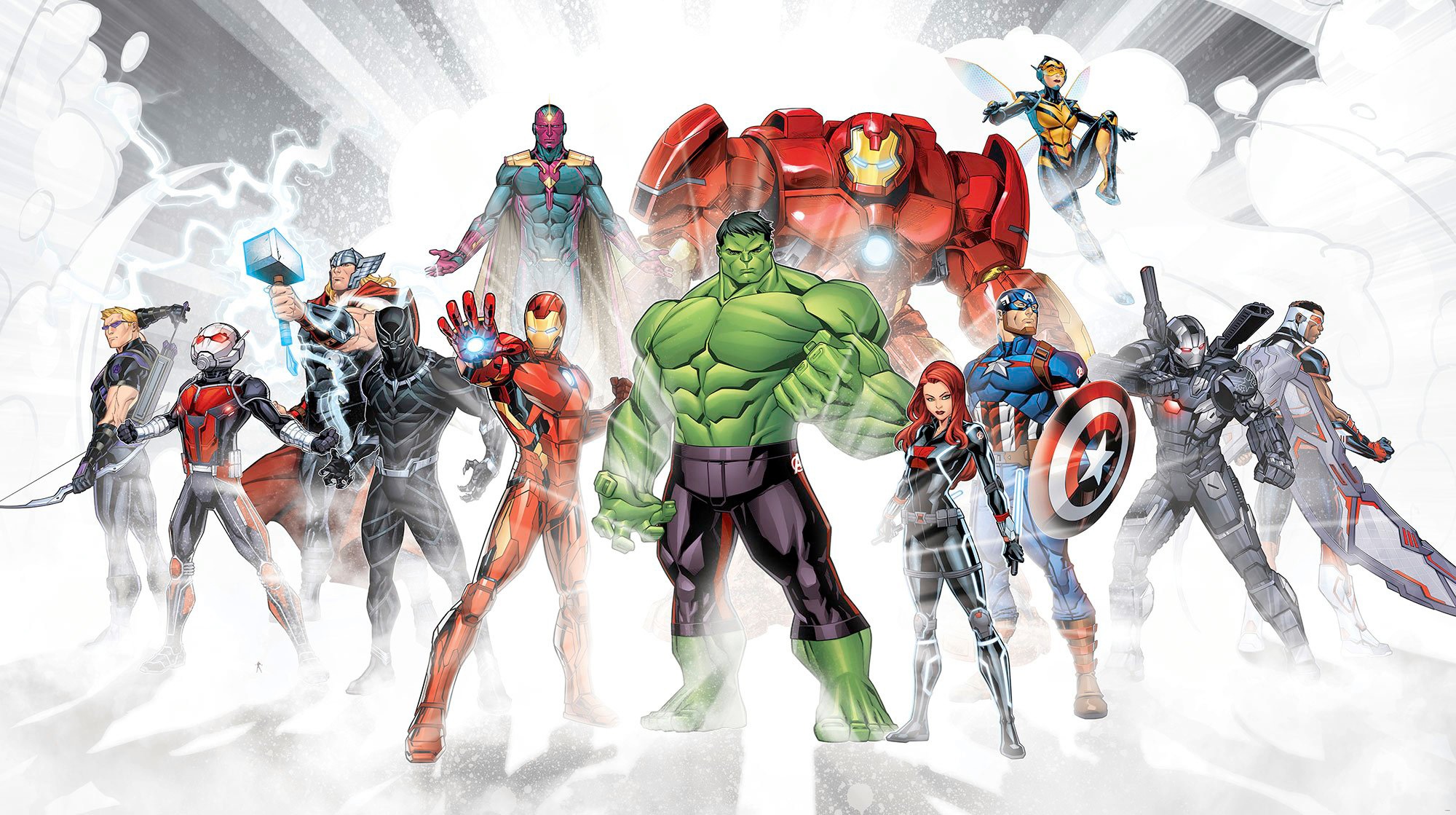 Komar Vliestapete »Digitaldruck Vlies - Avengers Unite - Größe 500 x 280 cm günstig online kaufen