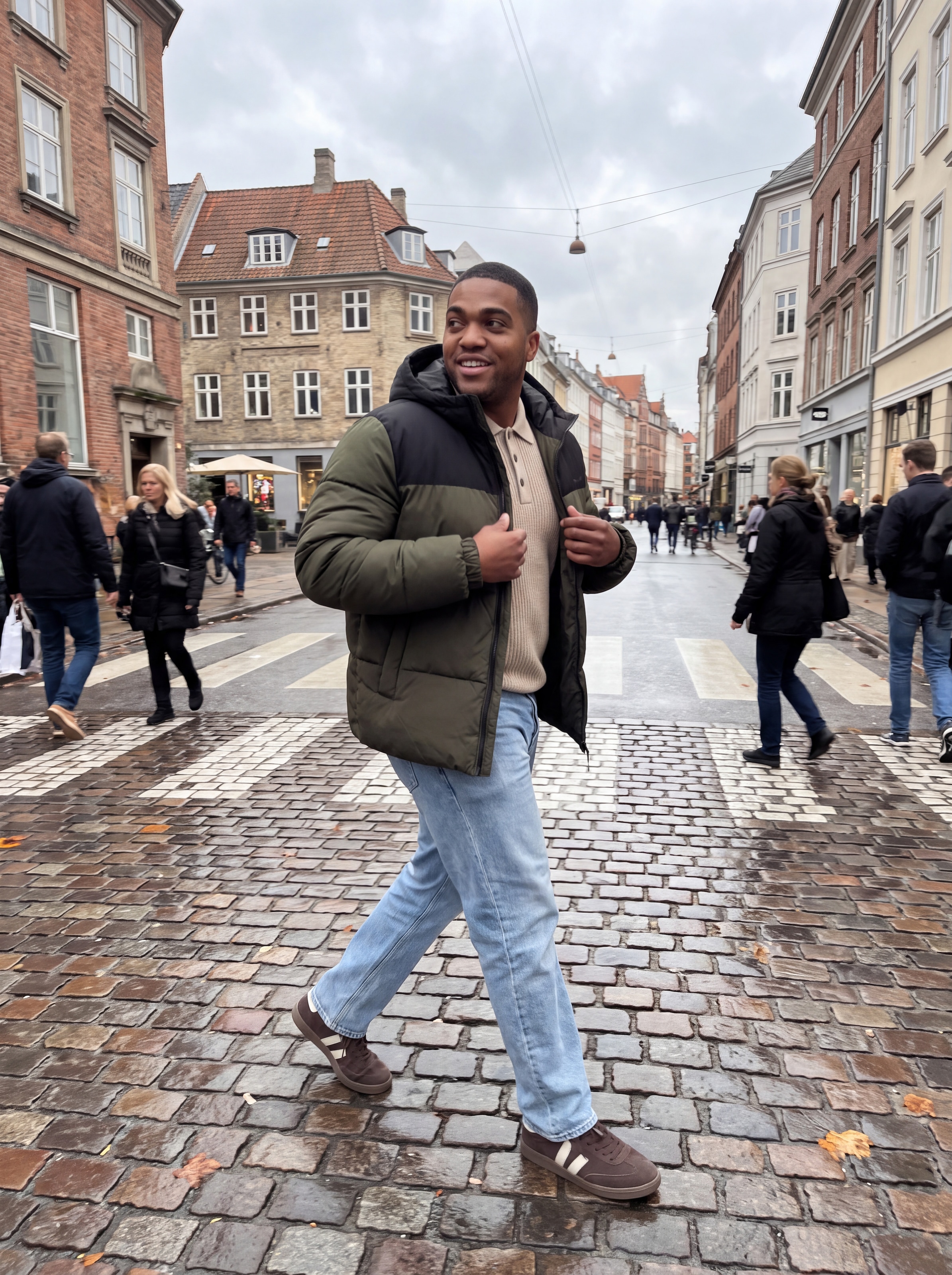 Jack & Jones PlusSize Steppjacke »JJRAZE PUFFER HOOD PLS« mit Kapuze Kunstfaser, regular fit