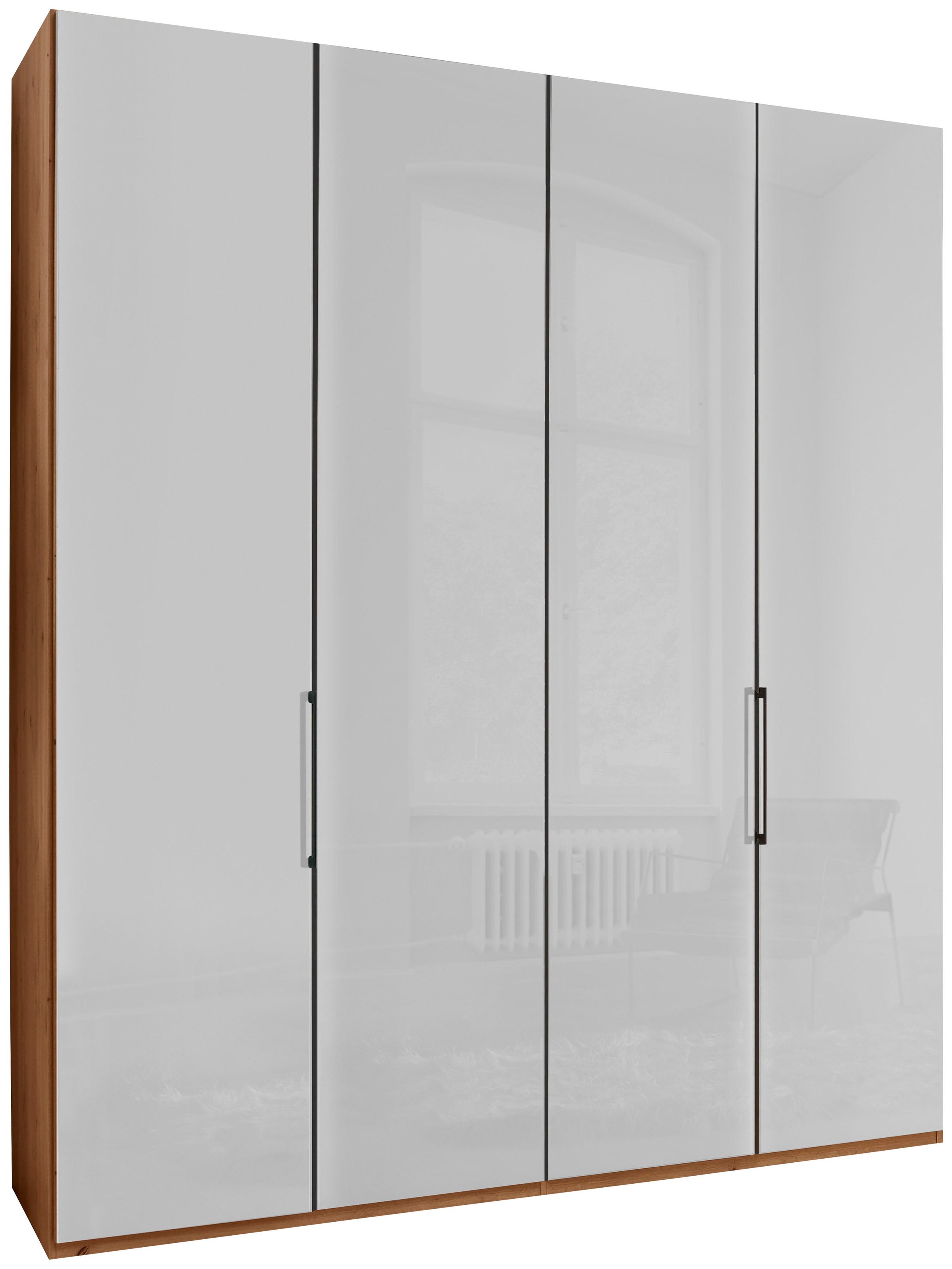 WIEMANN Falttürenschrank "Monaco" mit Glasfront sowie hochwertigen Beschläg günstig online kaufen