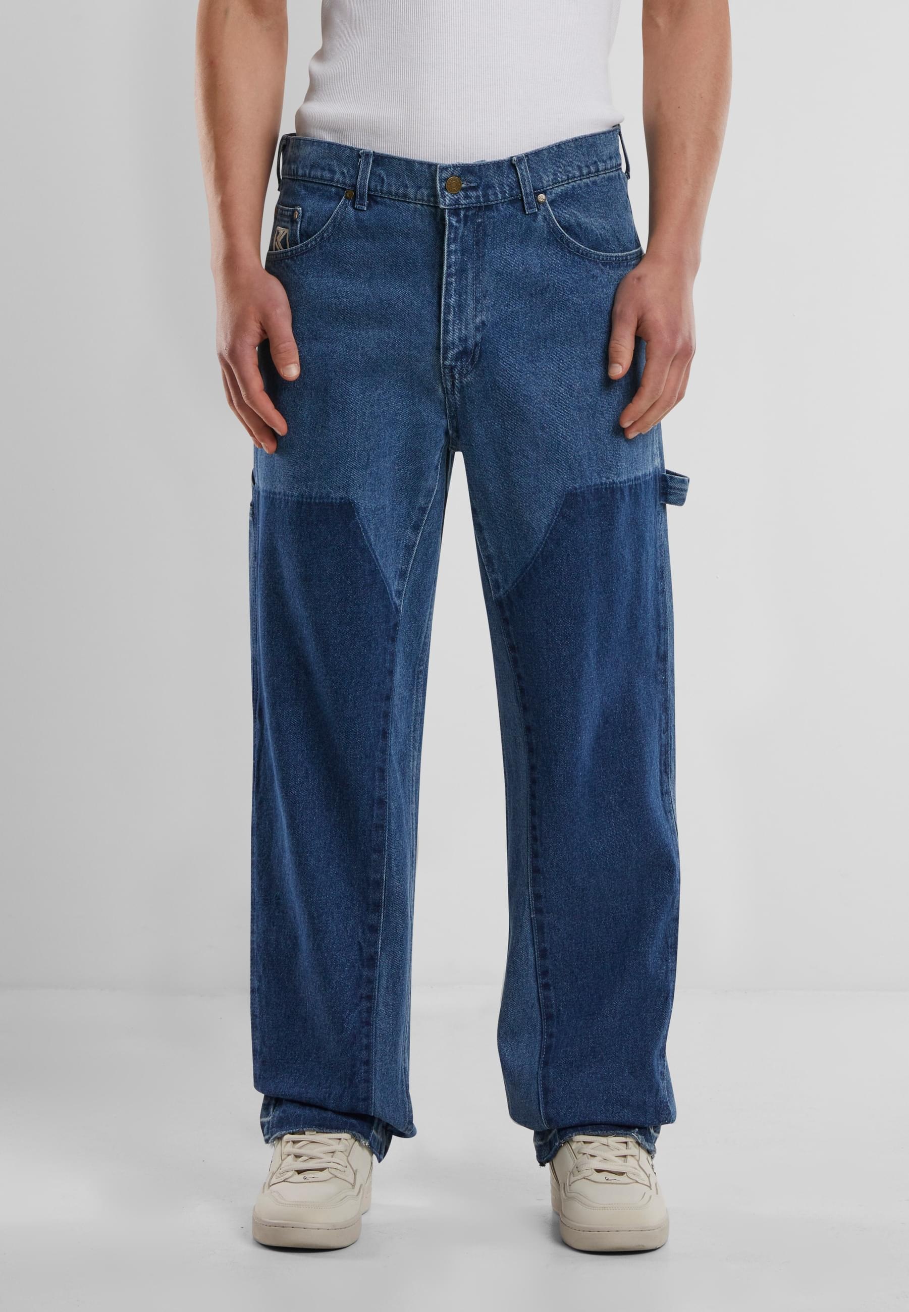 Karl Kani Bequeme Jeans »Karl Kani Karl Kani OG Washed Denim Carpenter Pants«