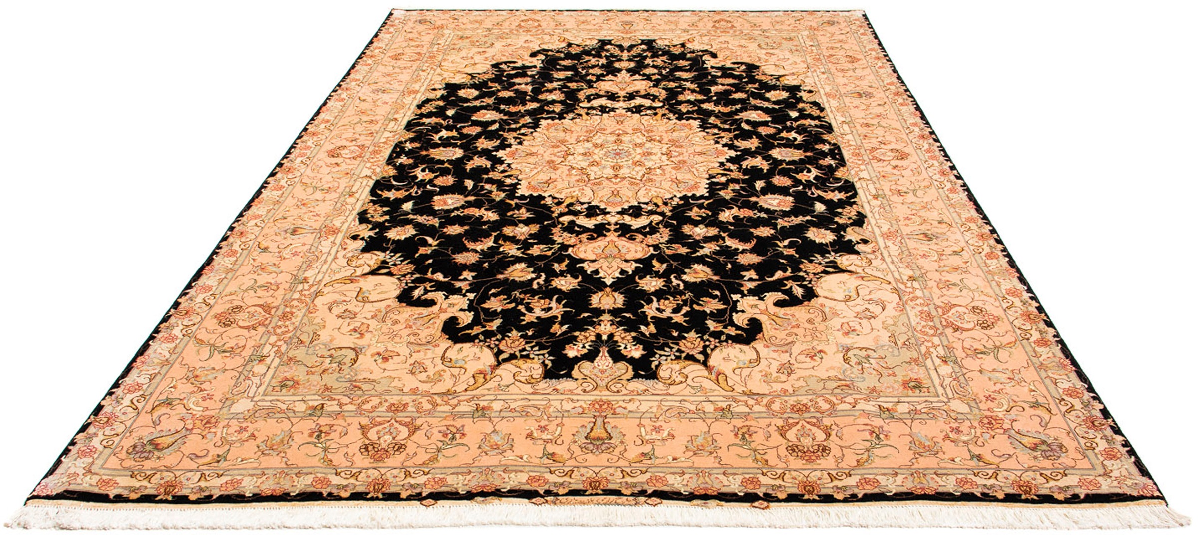 morgenland Orientteppich »Perser - Täbriz - Royal - 298 x 202 cm - hellbrau günstig online kaufen