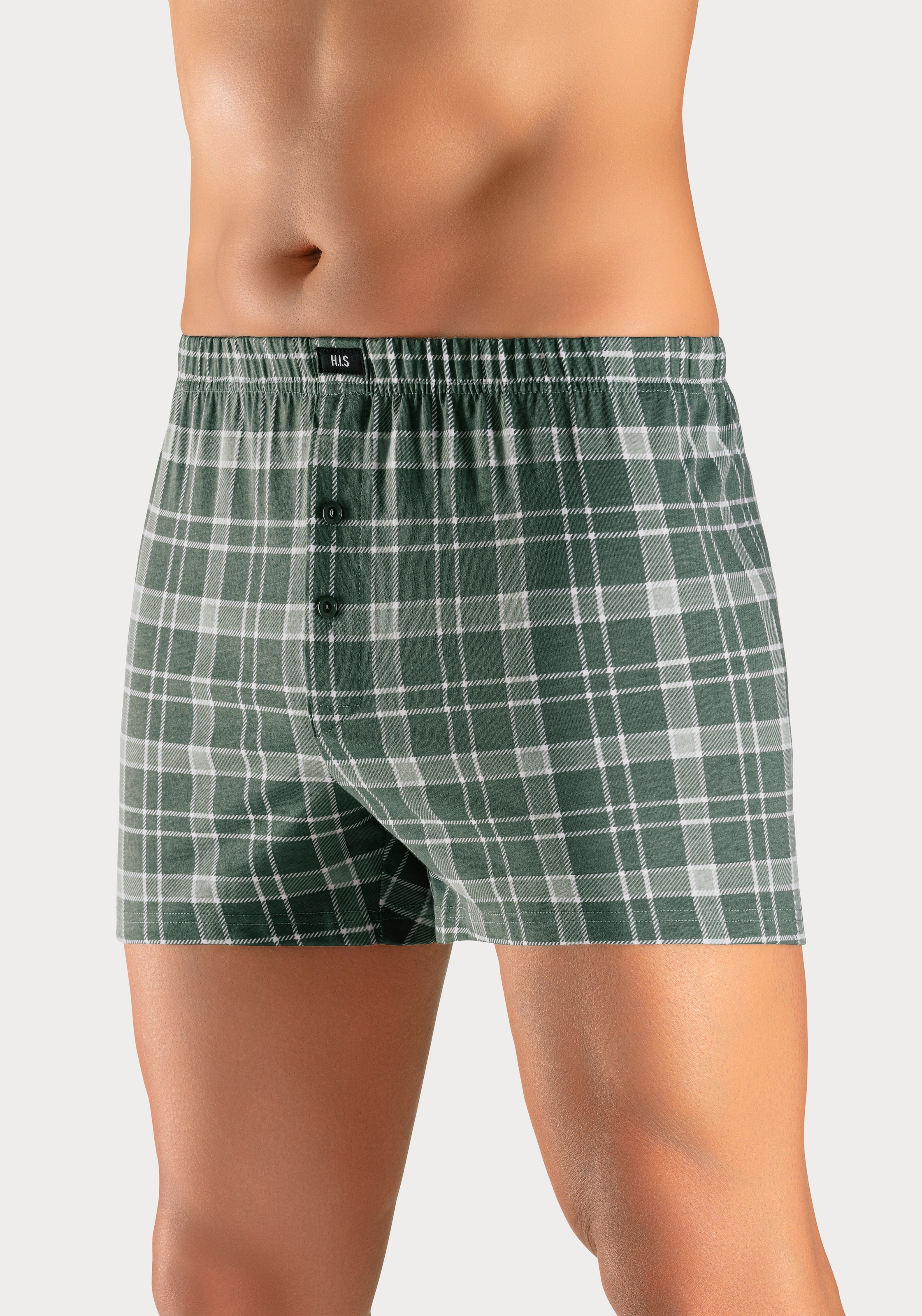 H.I.S Boxer »Boxershorts für Herren«, (Packung, 2 St.), in weiter Passform