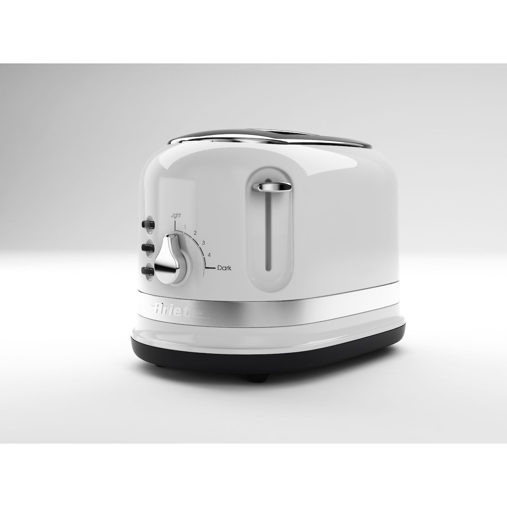 Ariete Toaster »149WH moderna weiß«, 2 kurze Schlitze, 815 W