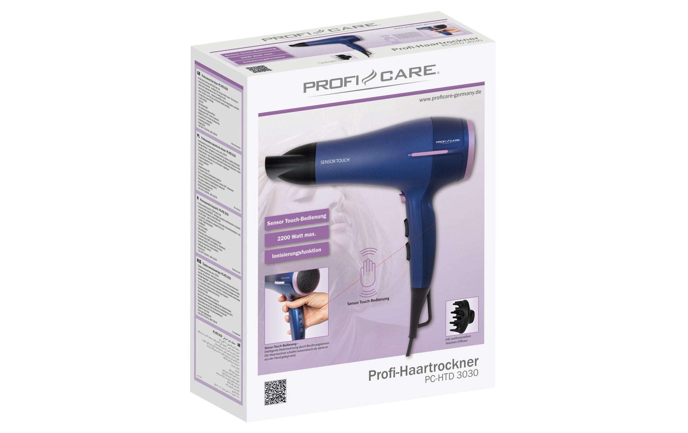 ProfiCare Haartrockner »PC-HTD 3030« 2.200 W