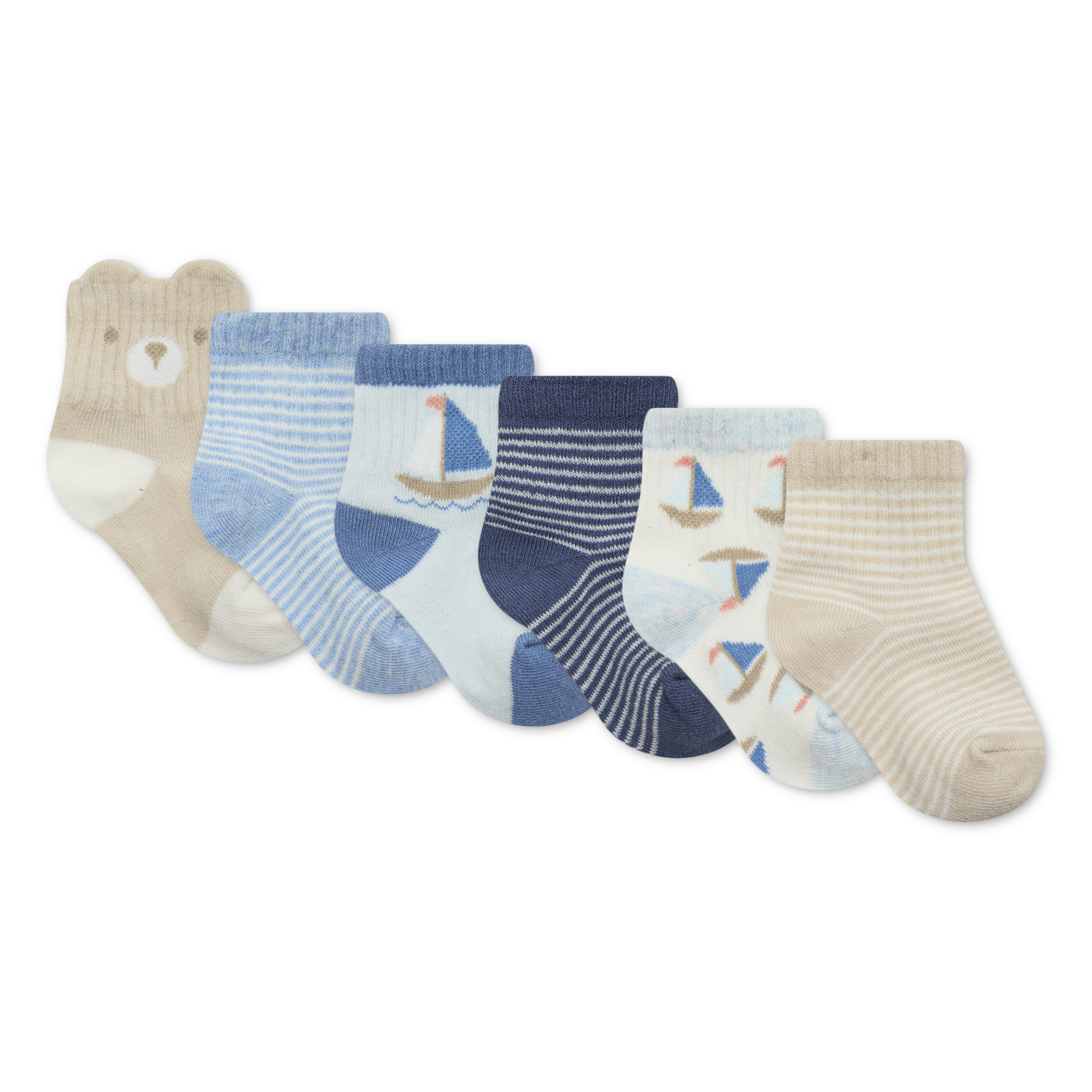 HUGGIES babywear Socken »HGHB 6PK SOCK« Packung, 6 Paar tlg. mit Motiven