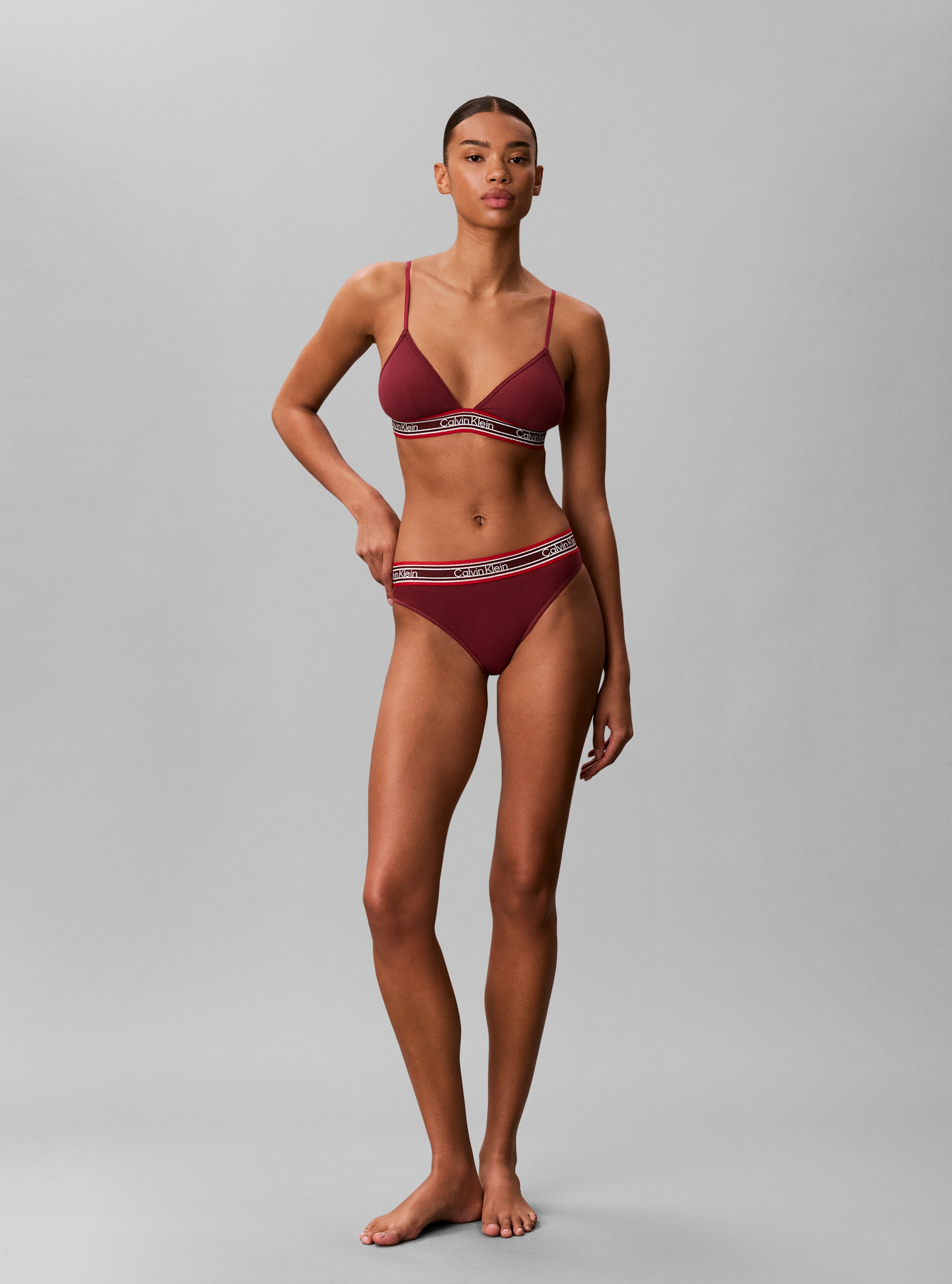 Calvin Klein Underwear Triangel-BH »LIGHTLY LINED TRIANGLE« mit CK-Logo am Bund