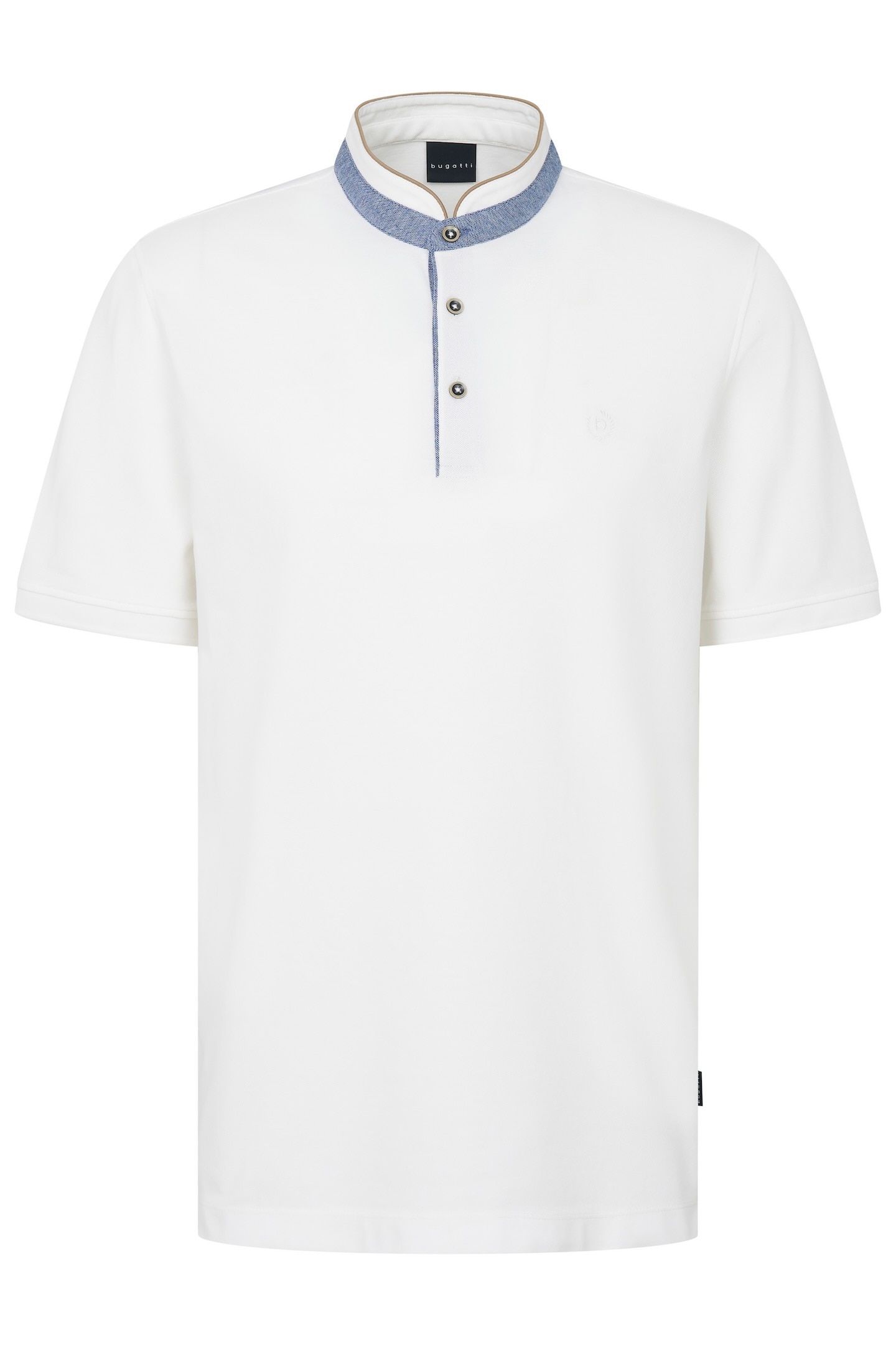 bugatti Poloshirt, mit Stehkragen