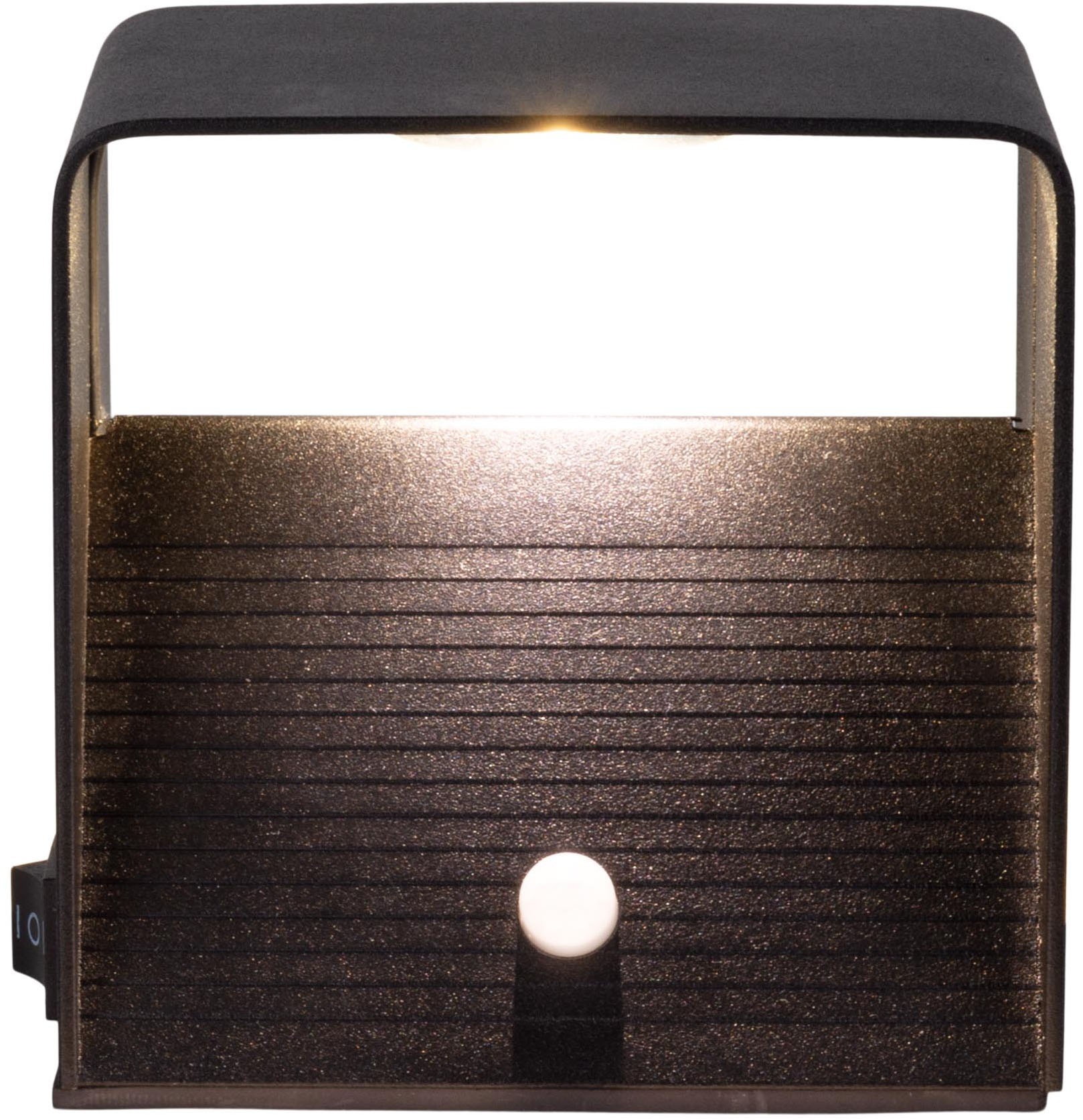 näve LED Wandleuchte »Cube«, 1 flammig, Leuchtmittel LED-Modul | LED fest integriert, Akku, magnetisch, Bewegungssensor, Memory, USB-C, Kippschalter