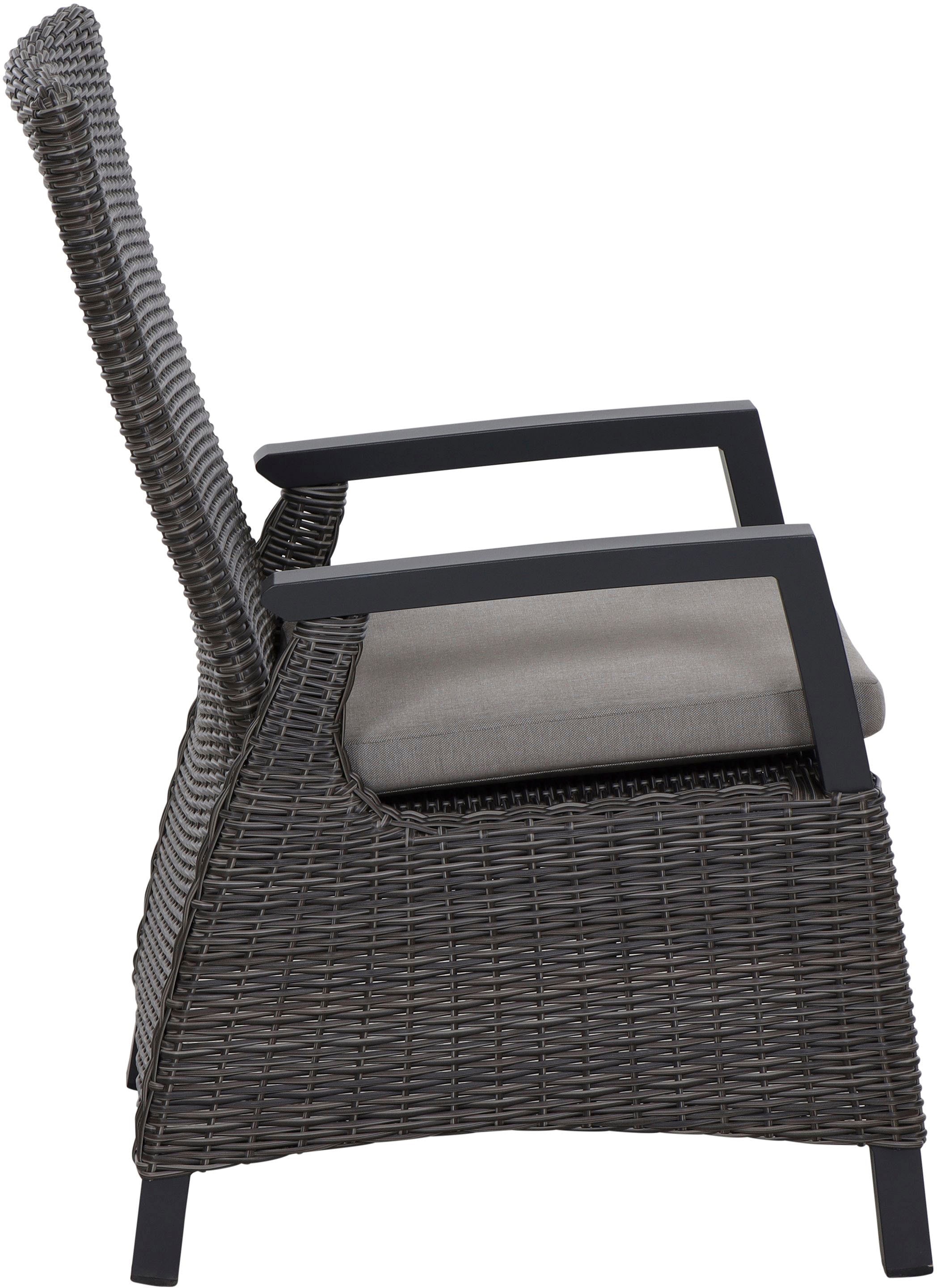 Siena Garden Garten-Essgruppe »Corido«, (Set, 13 tlg.), bestehend aus 6 Sesseln, 6 Kissen und 1 Tisch