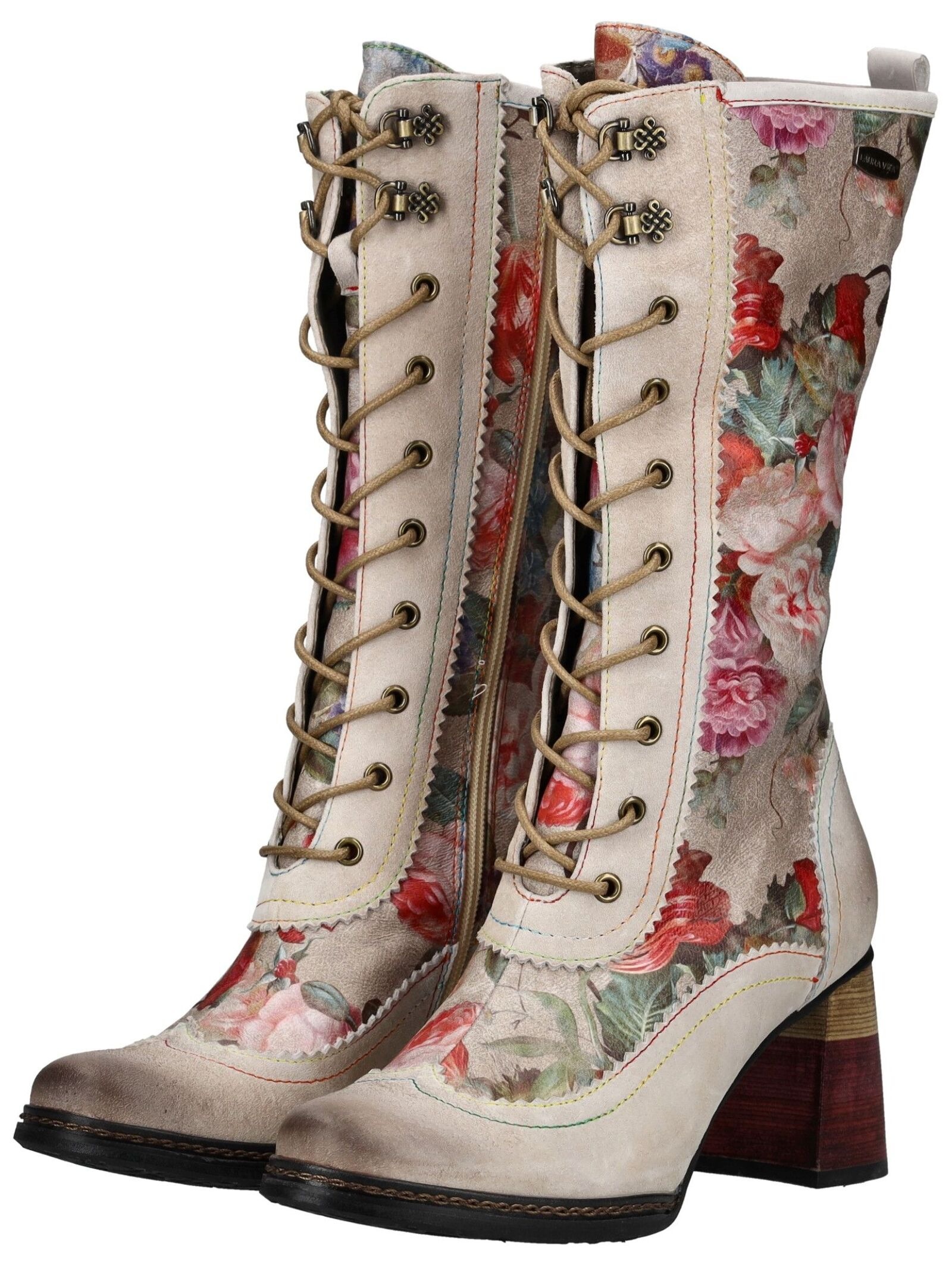 LAURA VITA Schnürstiefel »LAURA VITA Stiefel Leder/Textil«