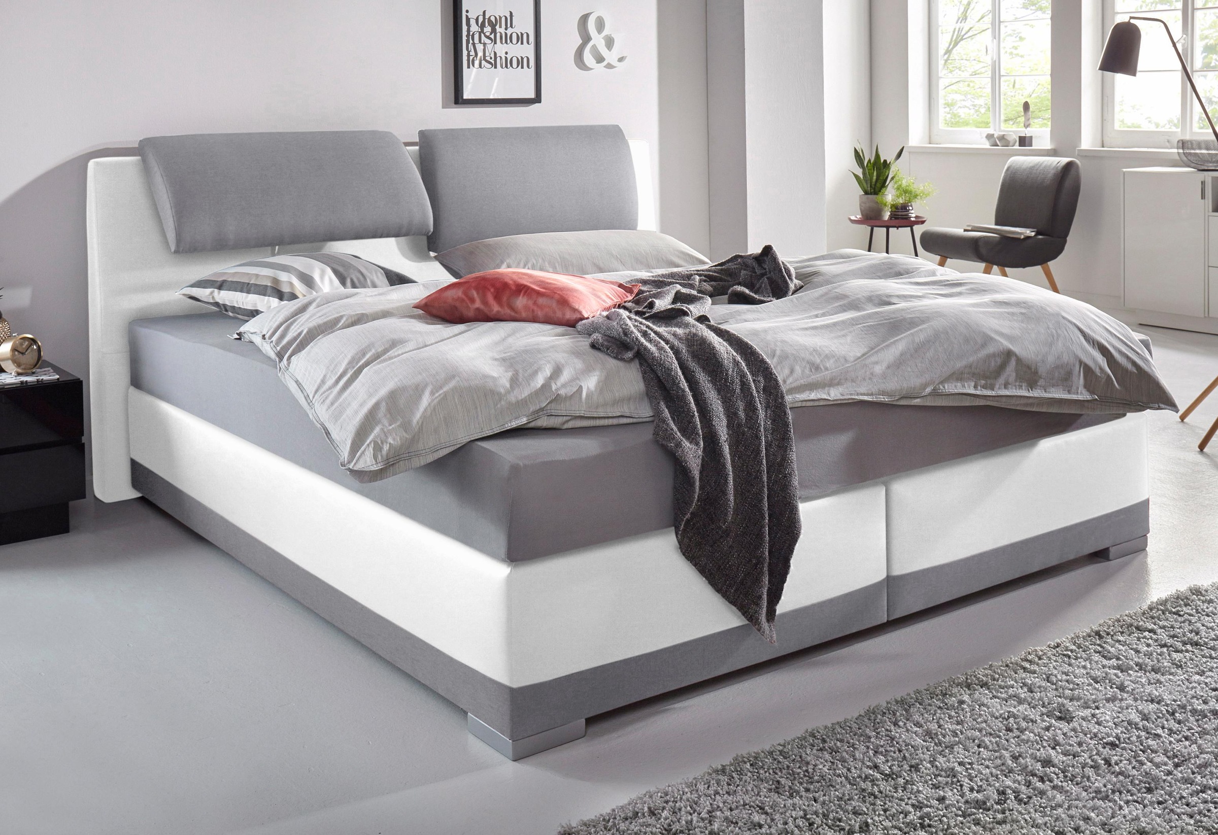 Maintal Boxspringbett verstellbare Kopfstütze günstig online kaufen