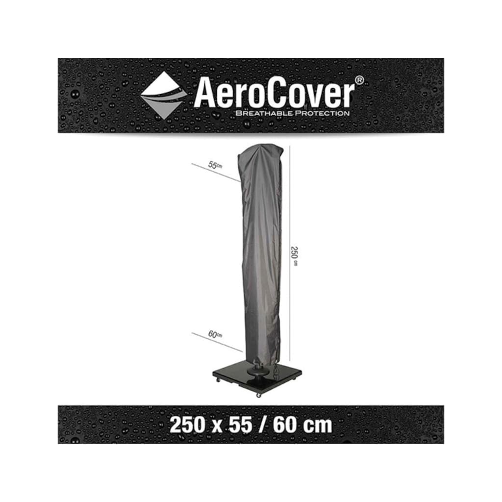 Aerocovers Sonnenschirm-Schutzhülle »Ampelschirmhülle H250x55/60«