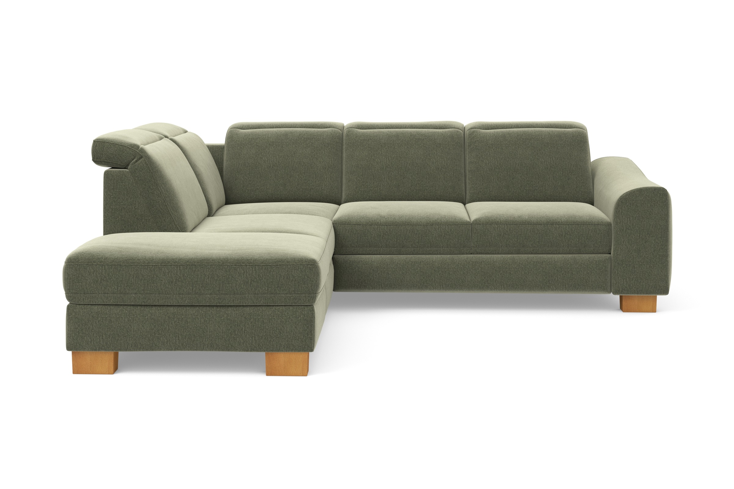 Home affaire Ecksofa »Dundee L-Form«, wahlweise mit Kopfteilverstellung und zusätzlich mit Bettfunktion