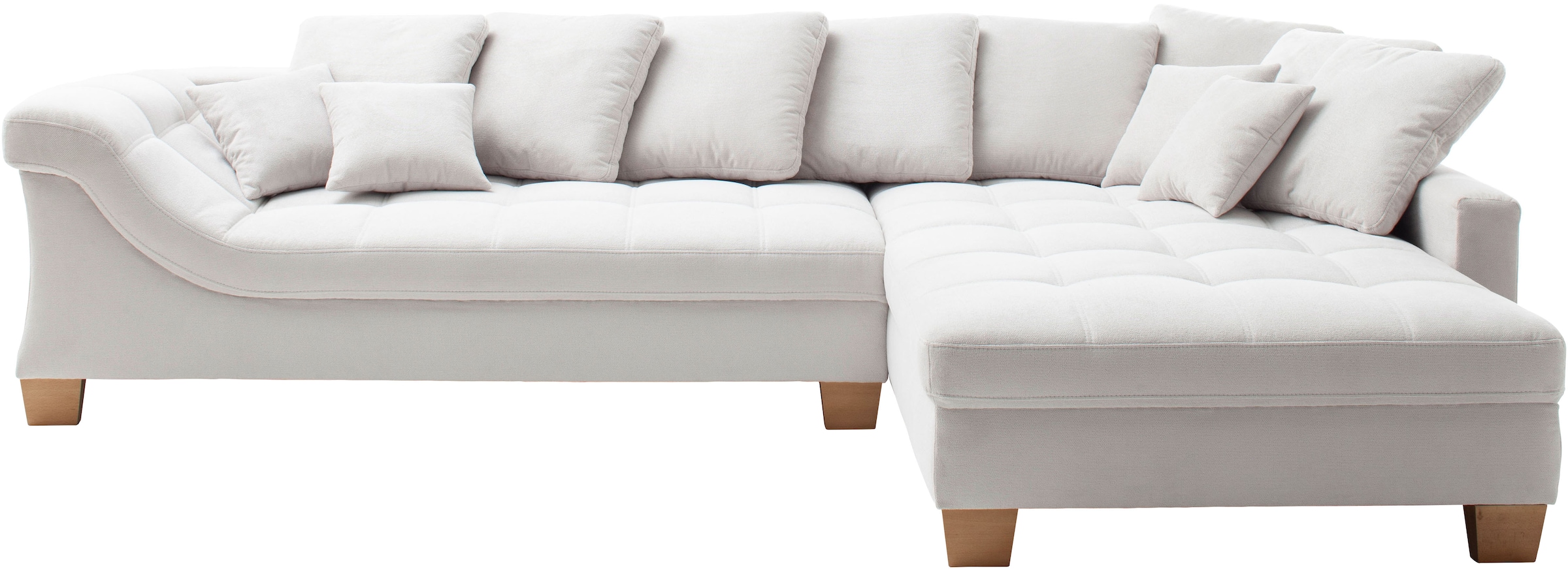 Mr. Couch Ecksofa »Bologna, L-Form, mit Kaltschaum«, bis 140 kg pro Sitzplatz belastbar