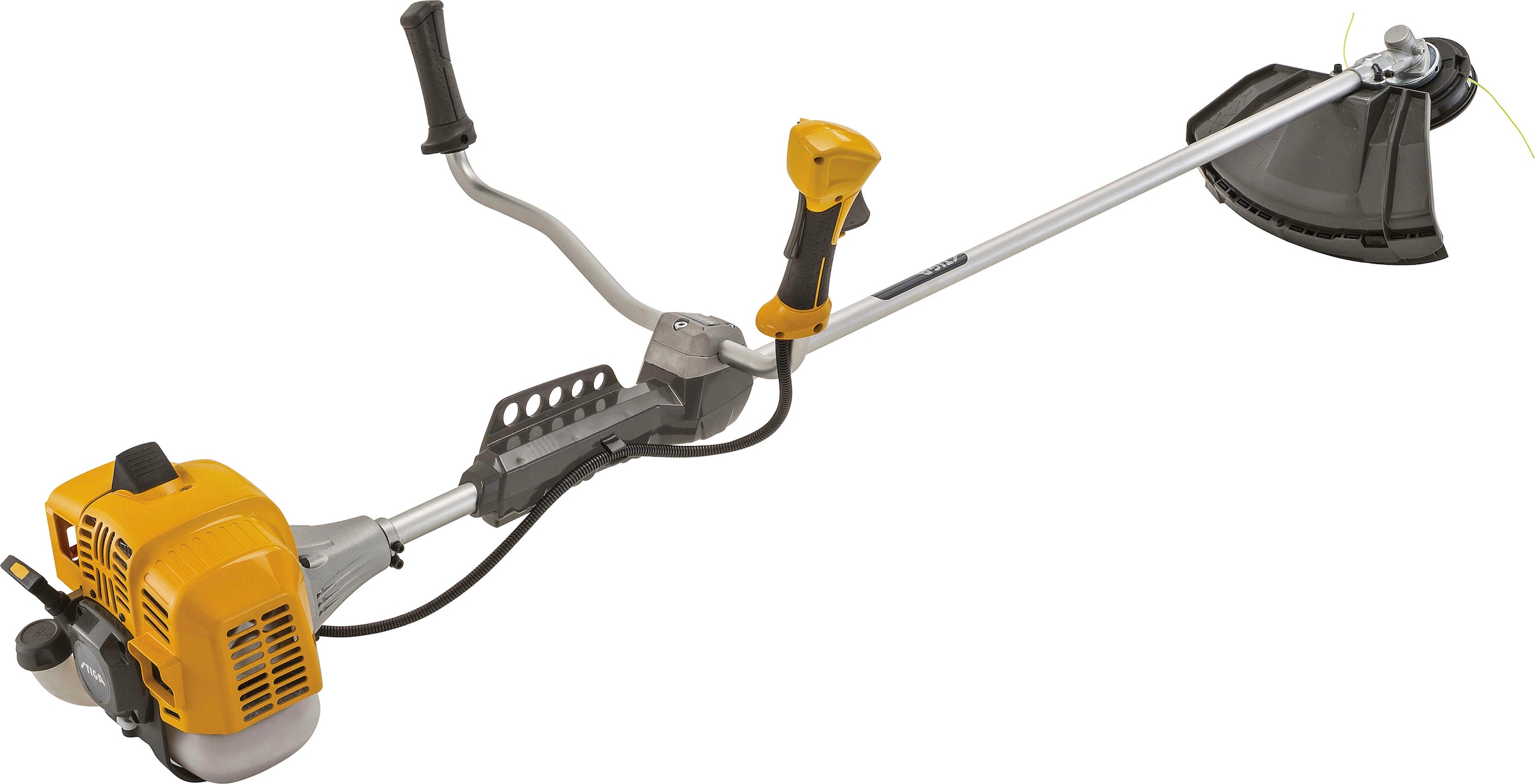STIGA GARDEN Benzin-Motorsense »BC 545 B«, 42,7 cm³, Doppel-Faden, 3-T-Messer, Doppel-Tragegurt