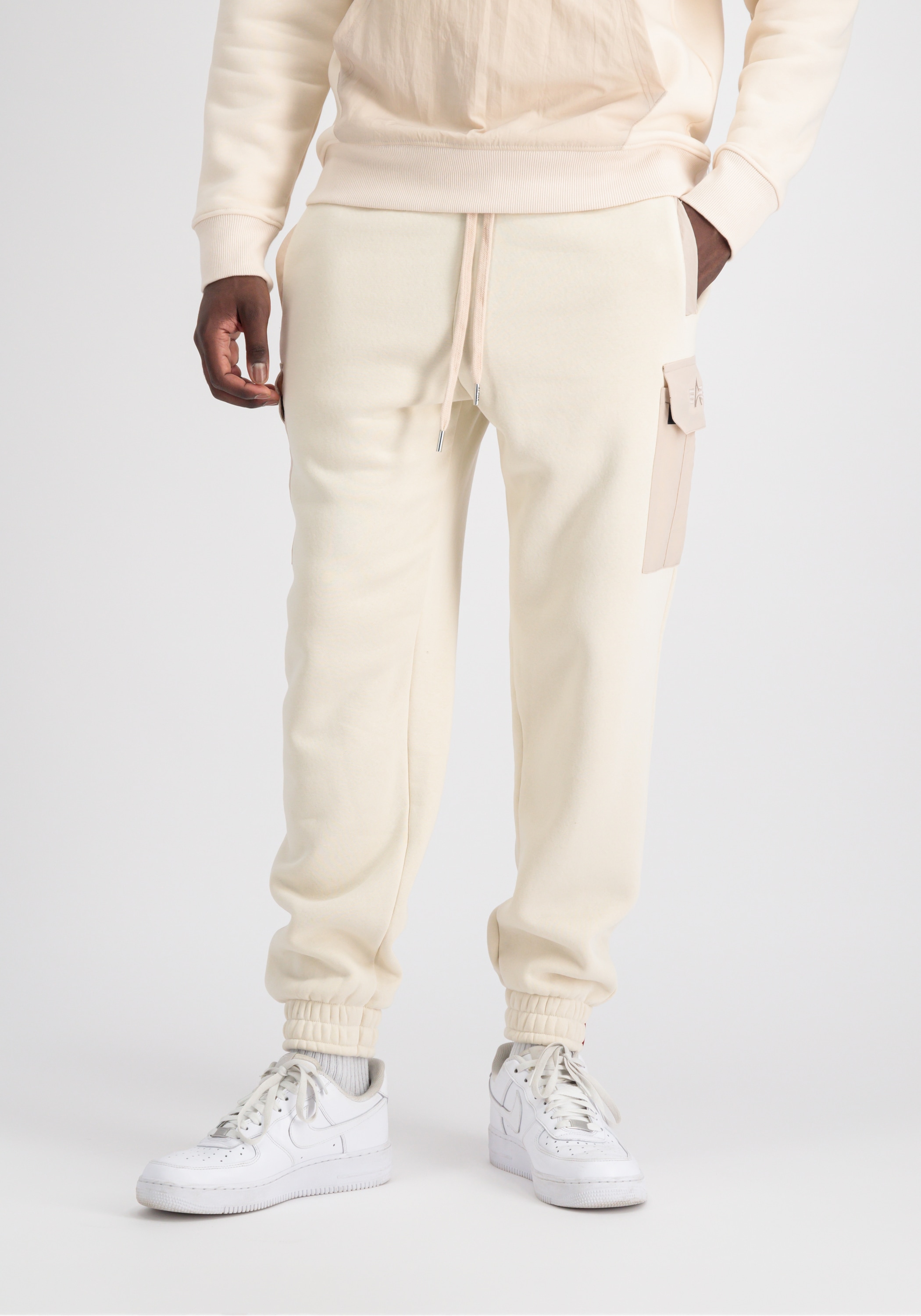 Alpha Industries Jogginghose »ALPHA INDUSTRIES Men - Jogger Sweat Nylon Cargo Jogger«