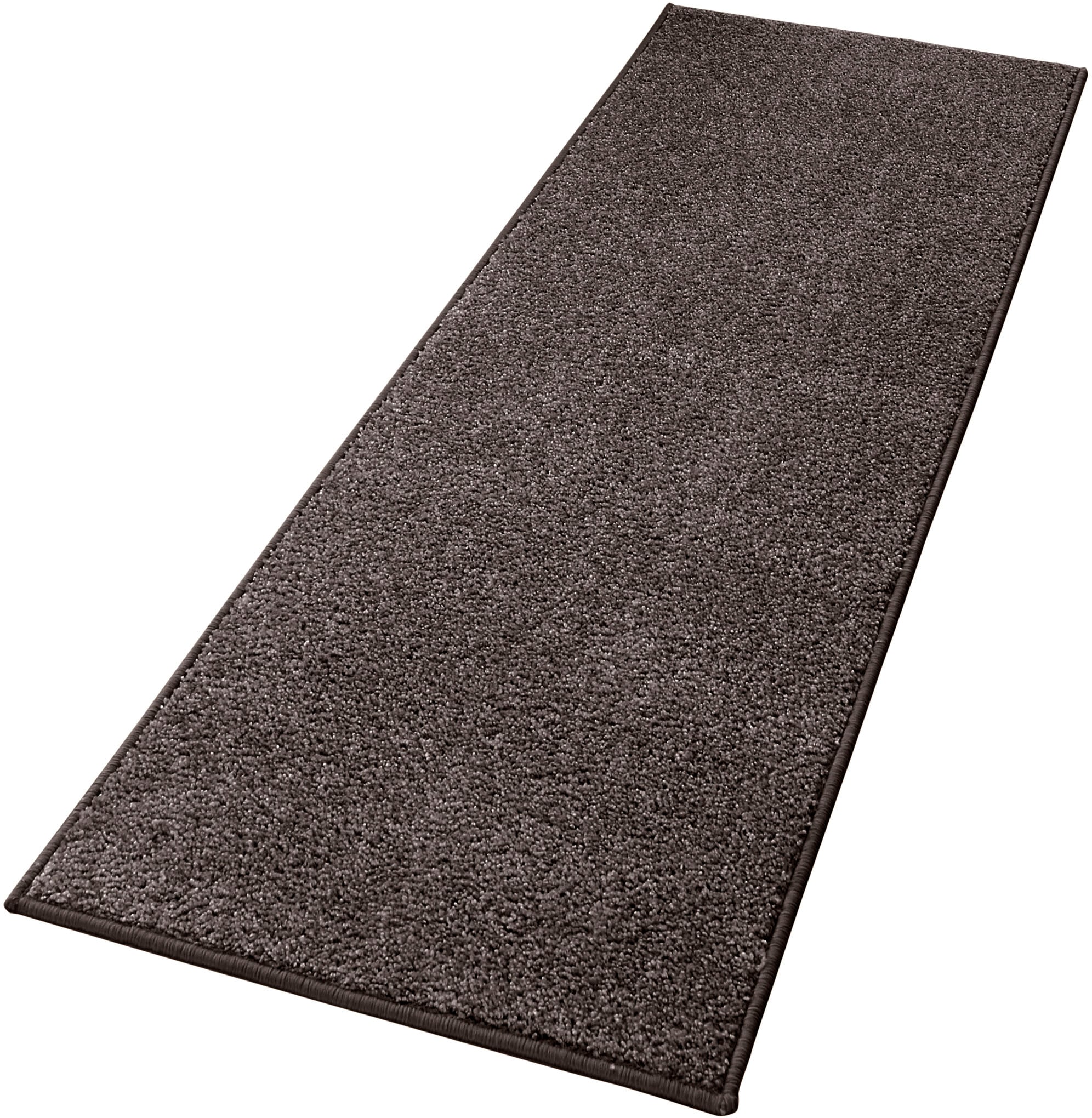 HANSE Home Teppich »Pure 100 Kurzflor«, rechteckig, 13 mm Höhe, Kurzflor, uni, umkettelt, Läufer, Wohnzimmer, Kinderzimmer, Flur