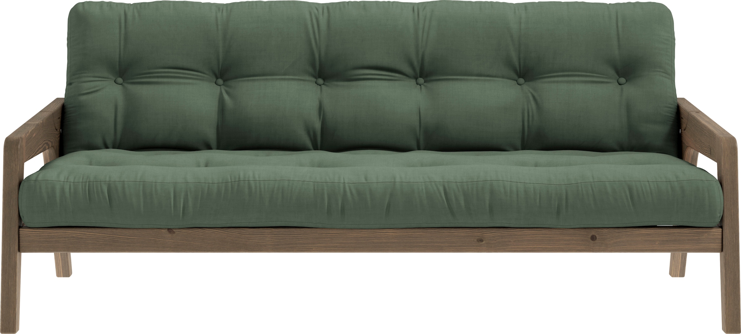 Karup Design Schlafsofa, Mit Holzstruktur, inkl. Futonmatratze, Liegefläche günstig online kaufen