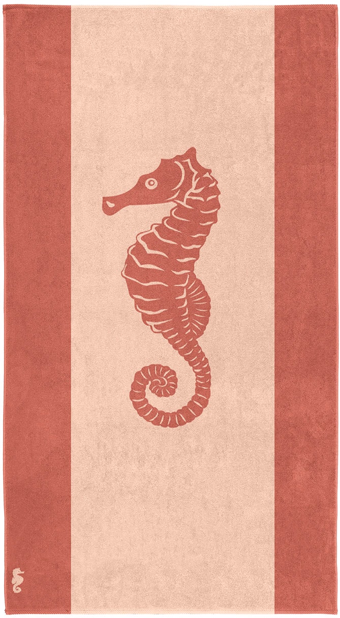 Seahorse Strandtuch »Flow« 100x180, für Strand und Pool, Seepferdchen, Mari günstig online kaufen