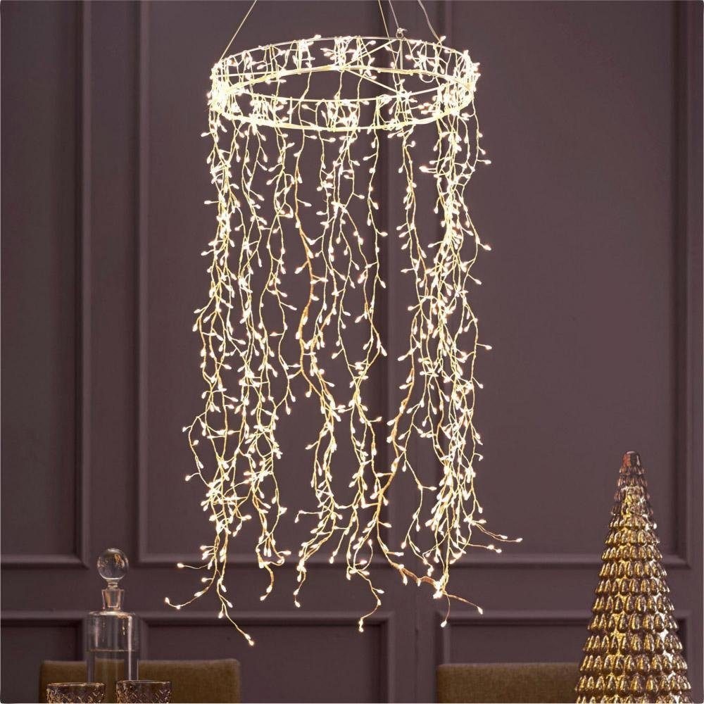 Schneider LEDLichterkette »Weihnachtsdeko«, LEDMetallkranz, zum