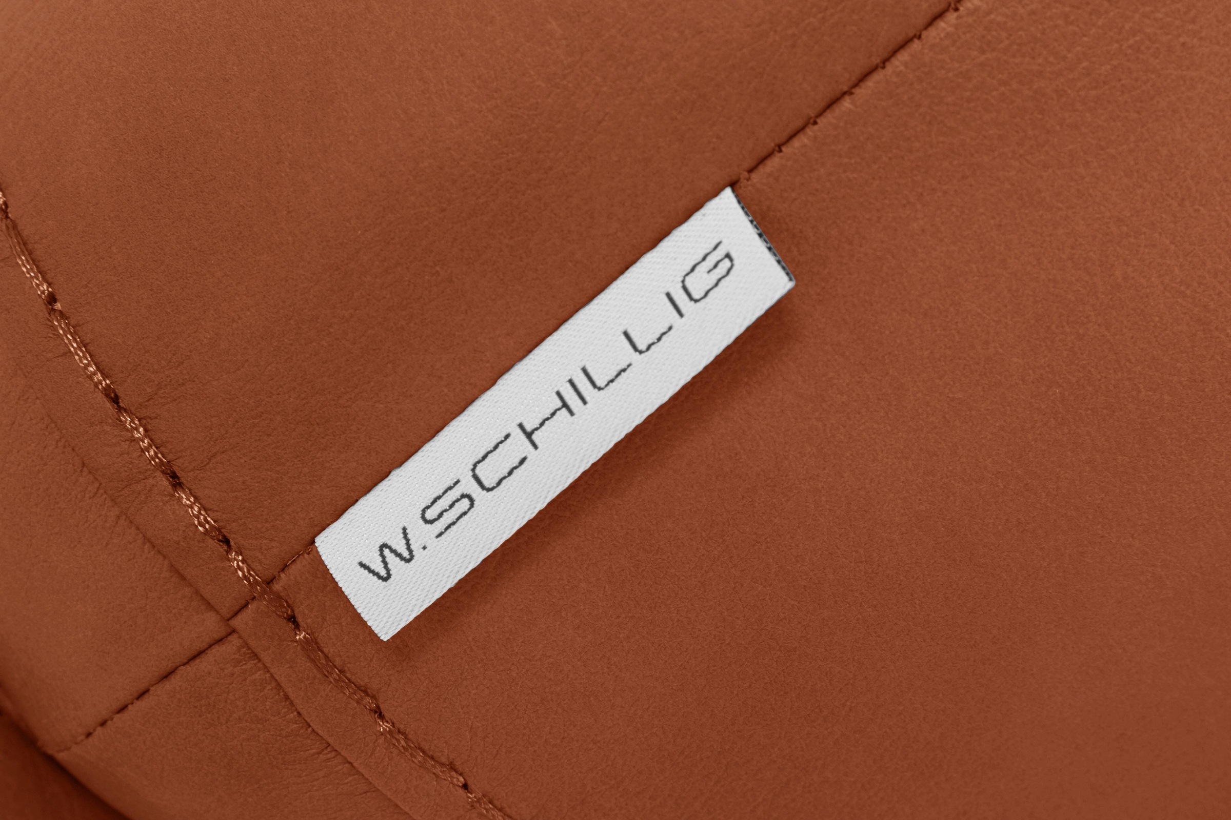 W.SCHILLIG Hocker »montanaa«, mit Metallfüßen in Silber matt, Breite 141 cm