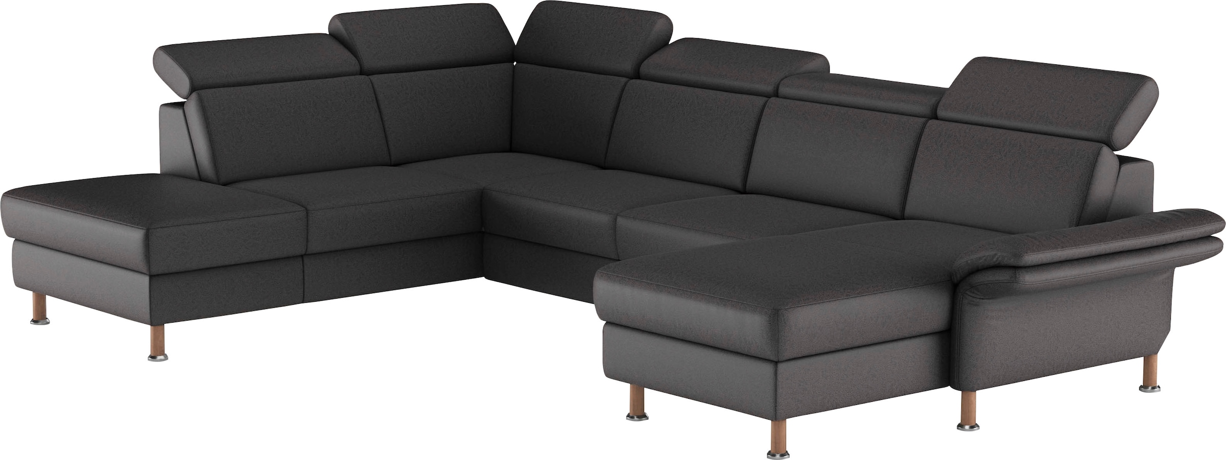 Home affaire Wohnlandschaft »Calypso U-Form«, wahlweise mit motorischer Relaxfunktion