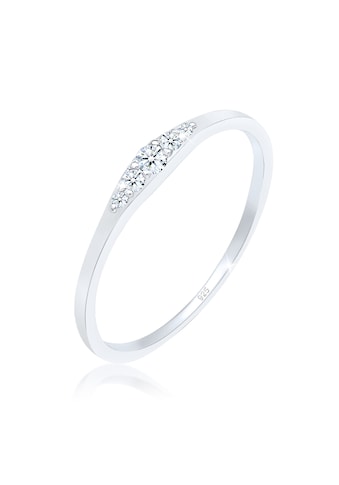 Verlobungsring »Verlobungsring Diamant (0.09 ct) 925 Silber«