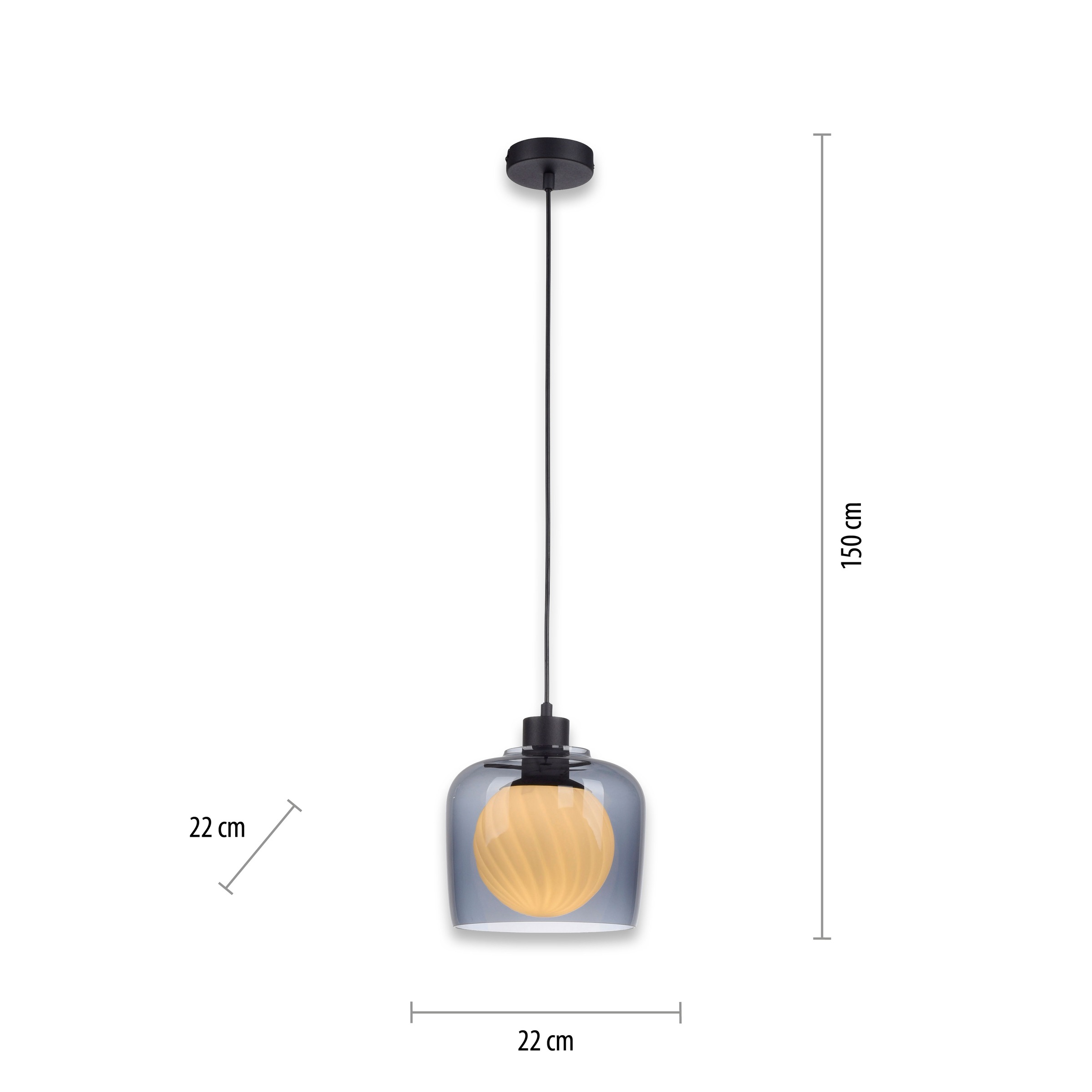 Paul Neuhaus Pendelleuchte »CALOPUS« E27 1 Stk. ExklusiveE27 ,