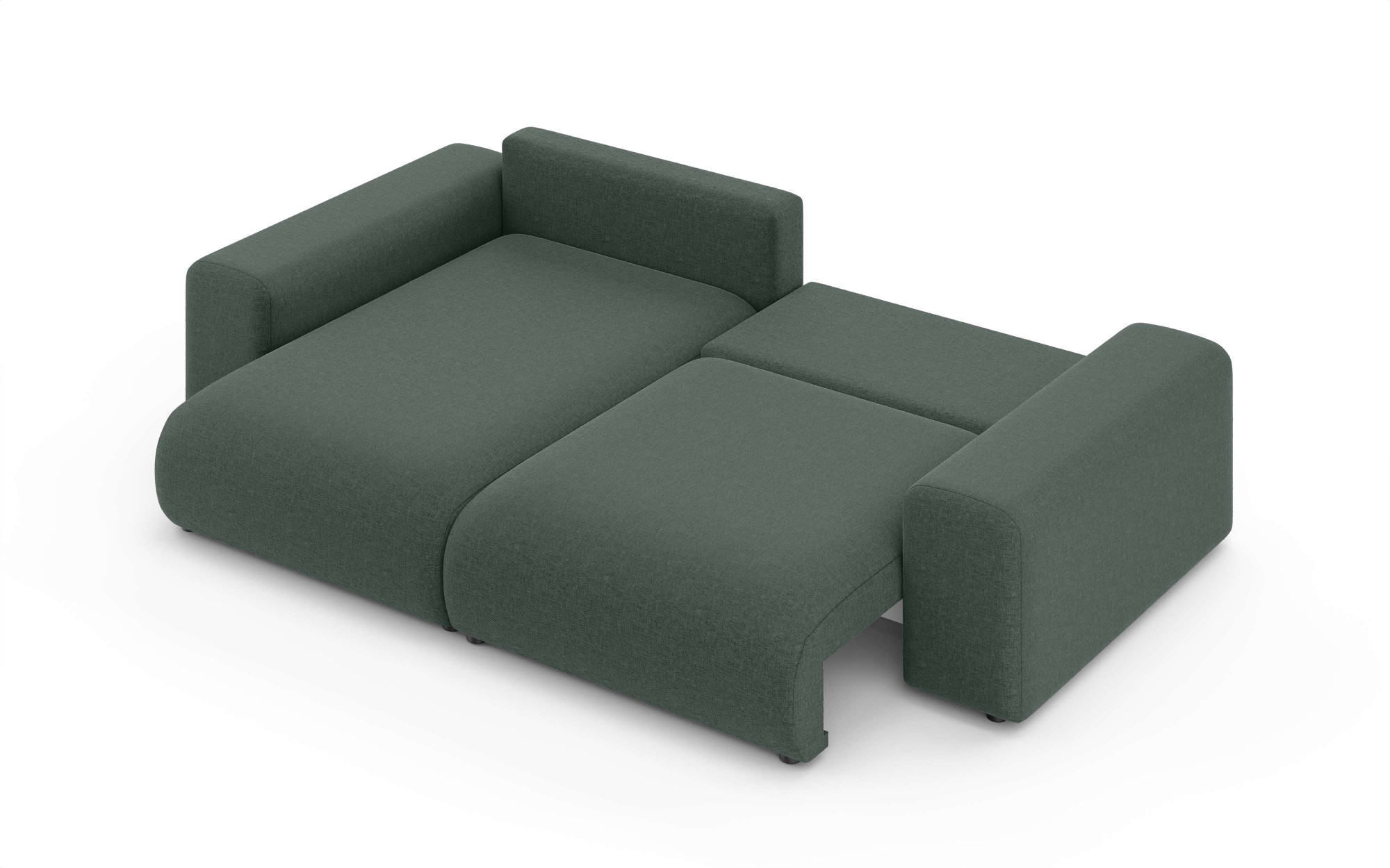 Home affaire Ecksofa »LAKESIDE mit Bettfunktion und Bettkasten, B/T/H 257/166/84 cm«, L-Form, Recamiere beidseitig montierbar, Wellenunterfederung