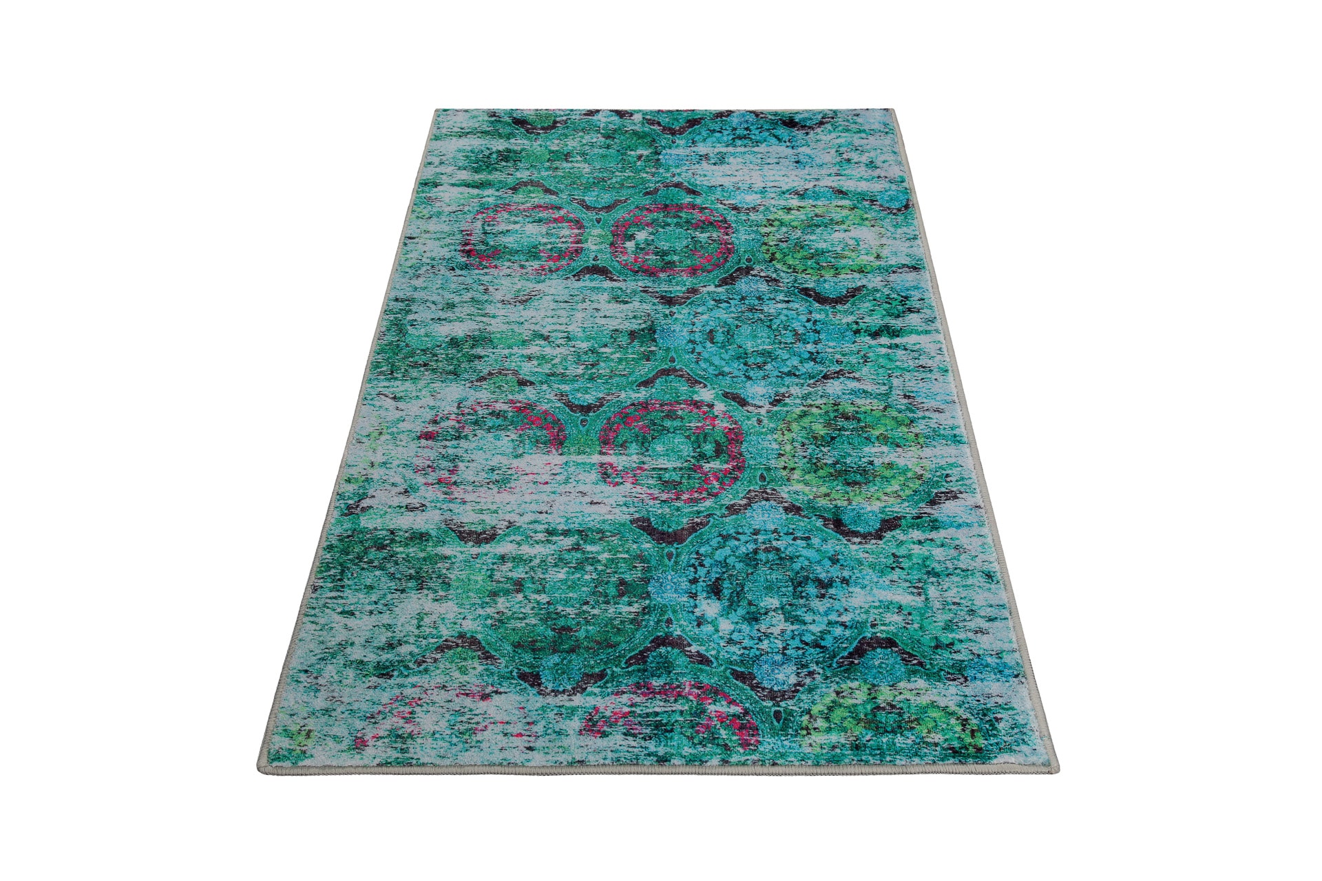 Wecon home Badematte »Beach Front«, fußbodenheizungsgeeignet, Vintage, waschbar, rutschfest, schnell trocknend, robust, Badteppich