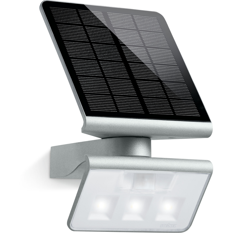 STEINEL LED Außen-Wandleuchte »XSOLAR« LED-Board Neutralweiß silberfarben