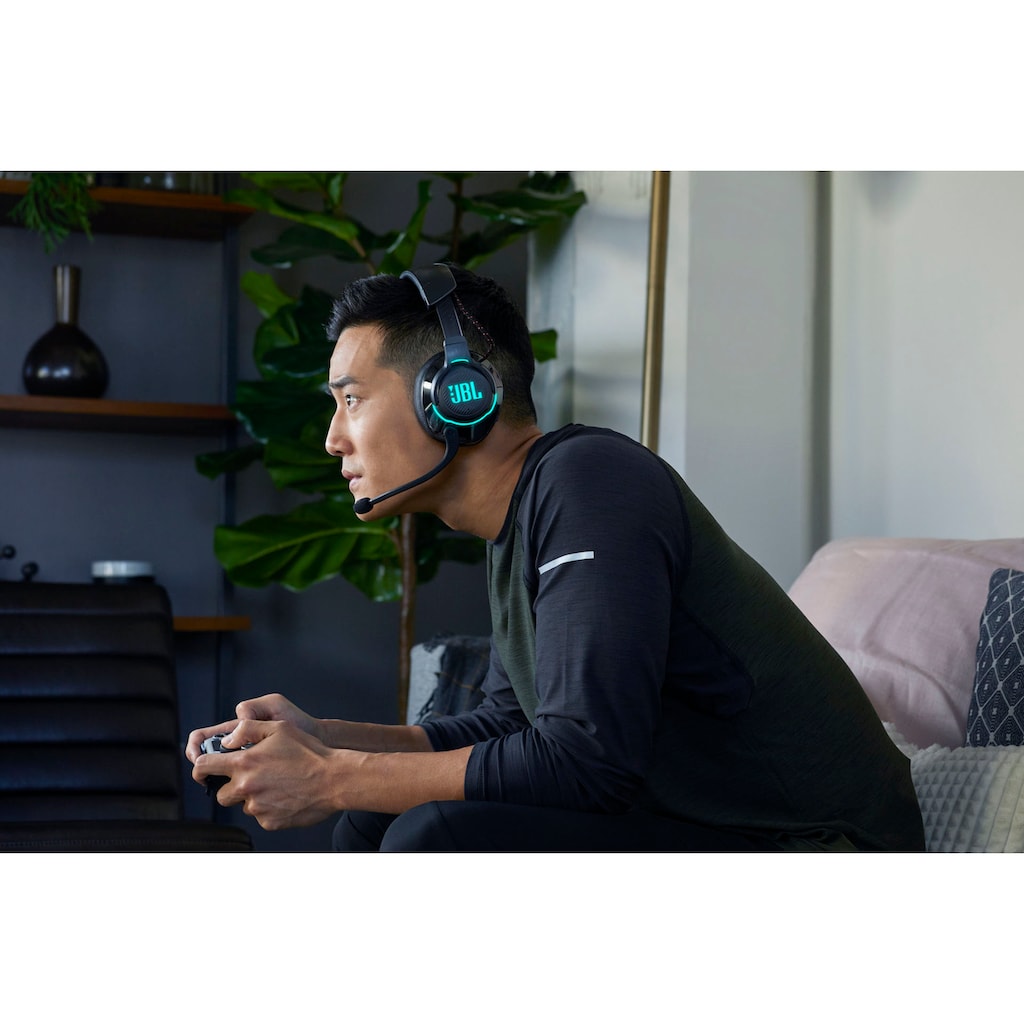 JBL Gaming-Headset »Quantum 810«, Bluetooth-WLAN (WiFi), Active Noise Cancelling (ANC)-Geräuschisolierung